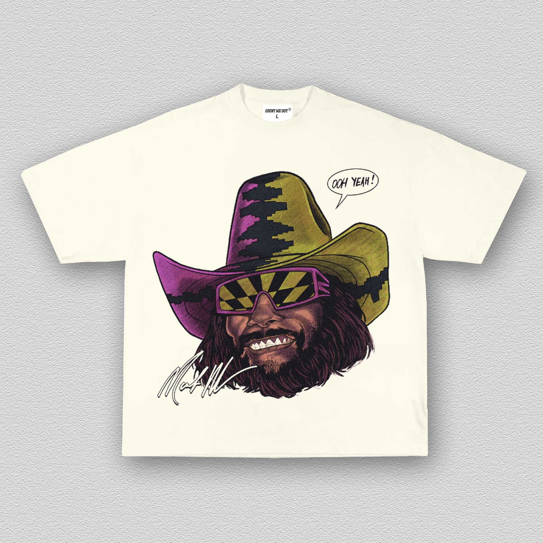 MACHO MAN BIG FACE ART TEE