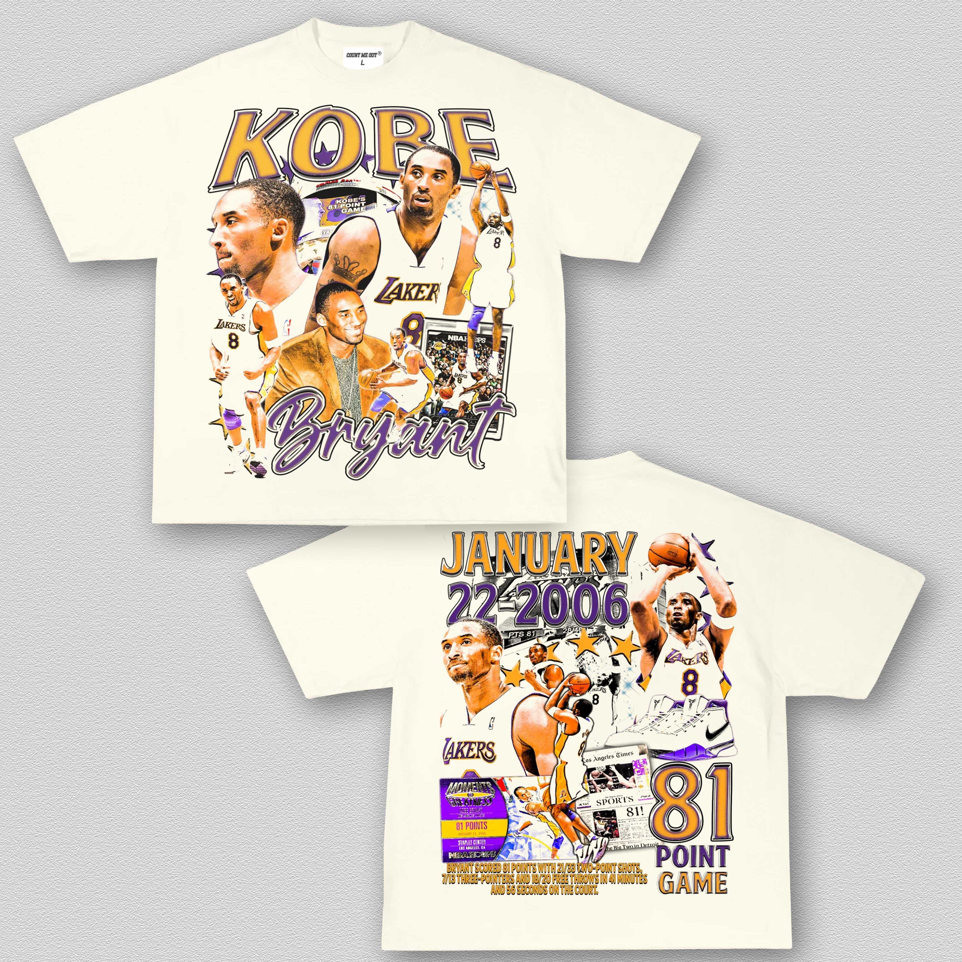 KOBE-81-POINT GAME TEE