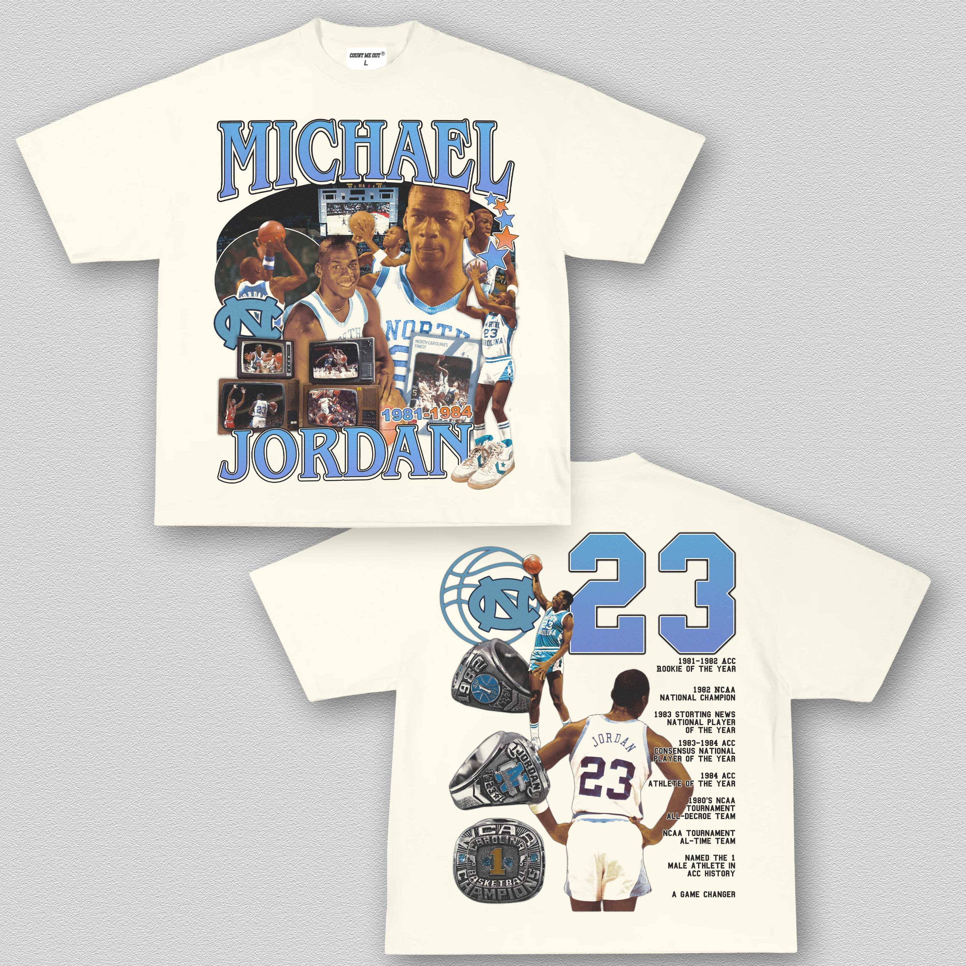 JORDAN UNC TEE