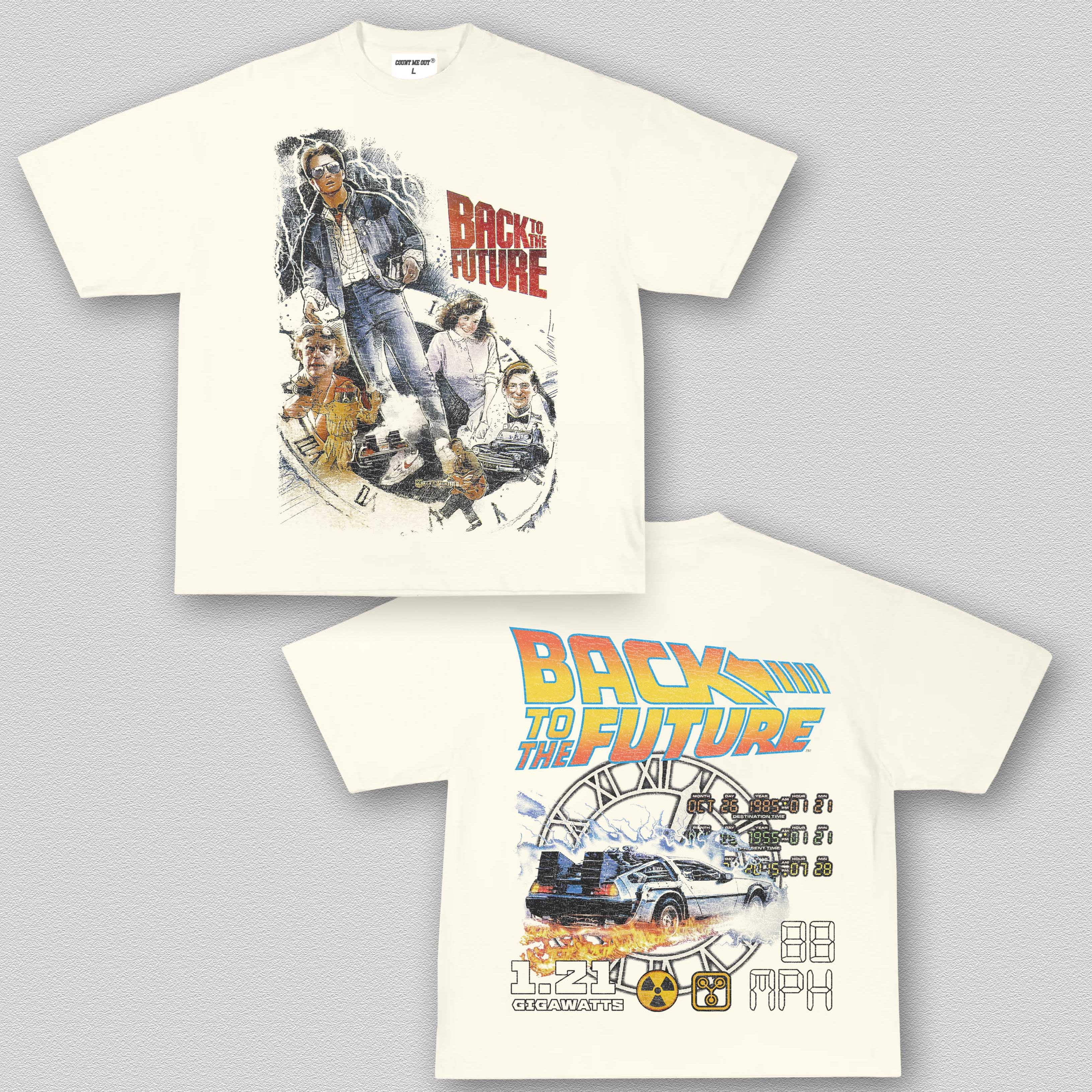 BACK TO THE FUTURE TIME TRAVELER TEE 12.3