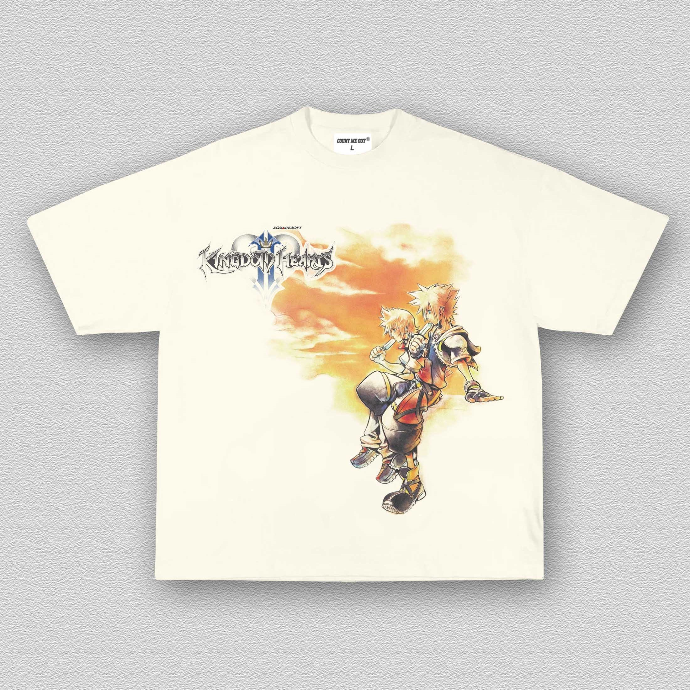 KINGDOM HEARTS II SORA AND ROXAS TEE 12.3