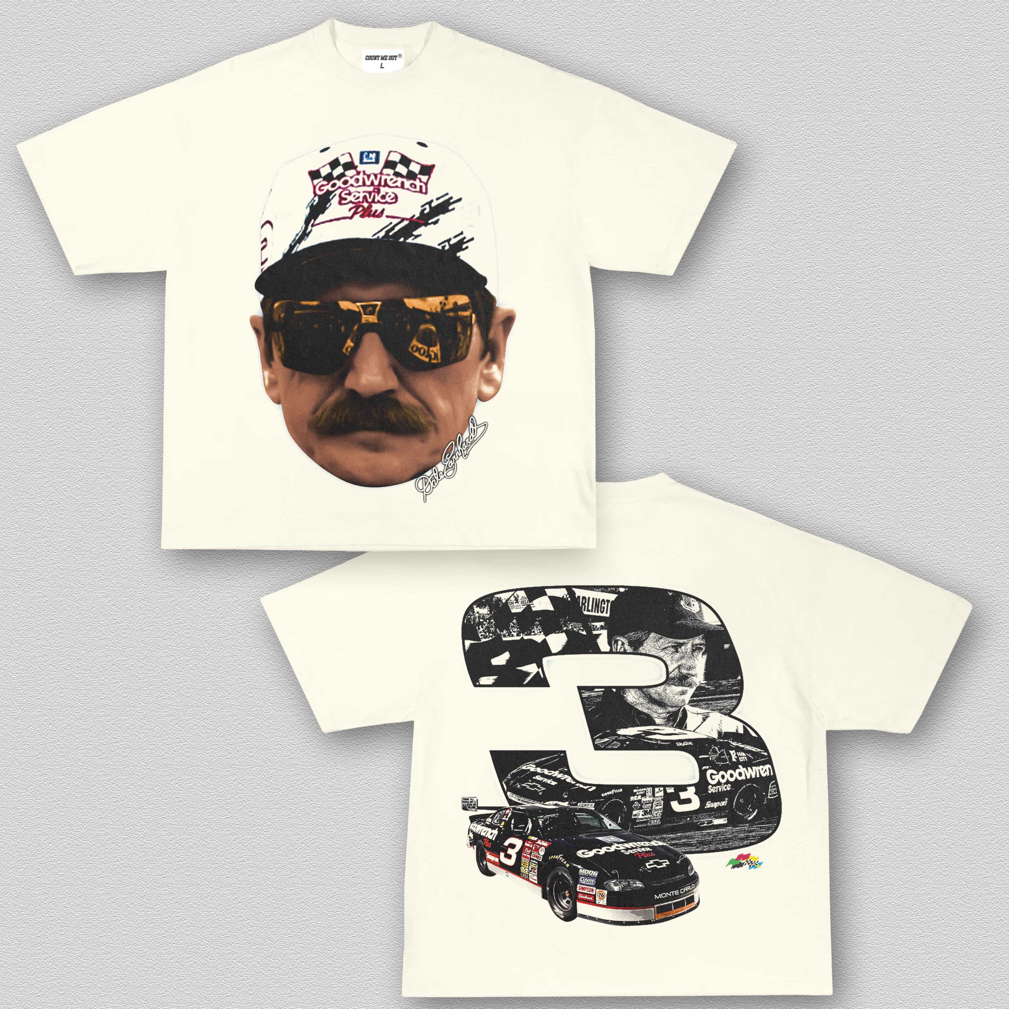 DALE EARNHARDT BIG 3 TEE