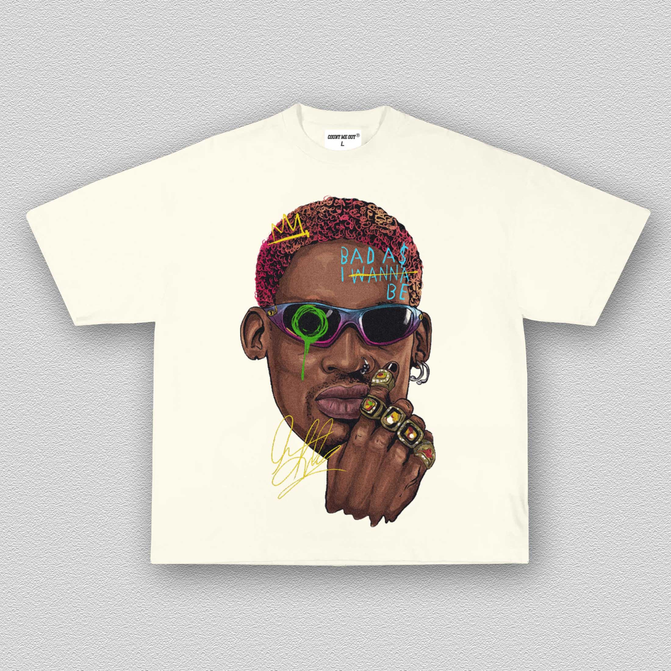 RODMAN BIG FACE ART TEE