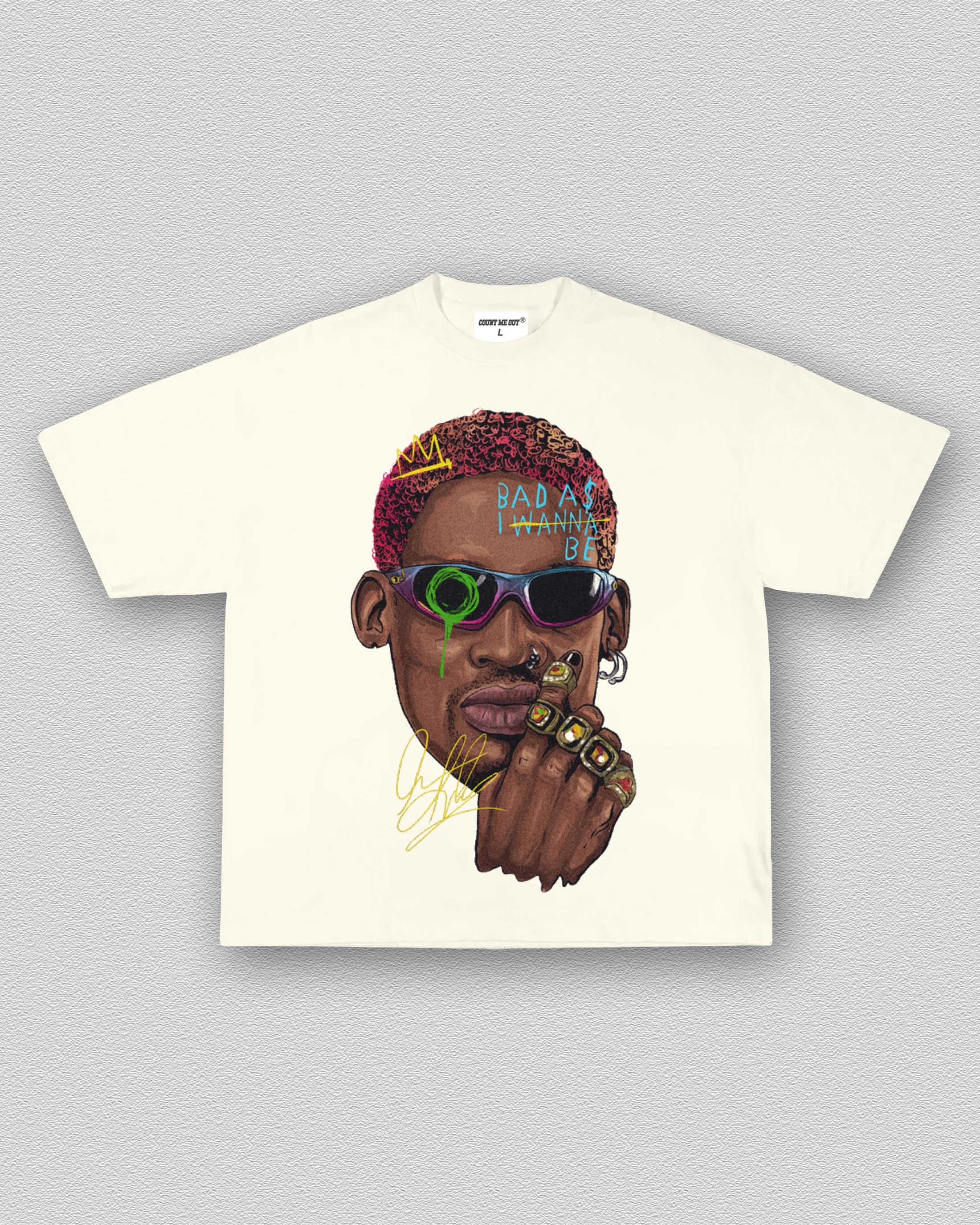 RODMAN BIG FACE ART TEE