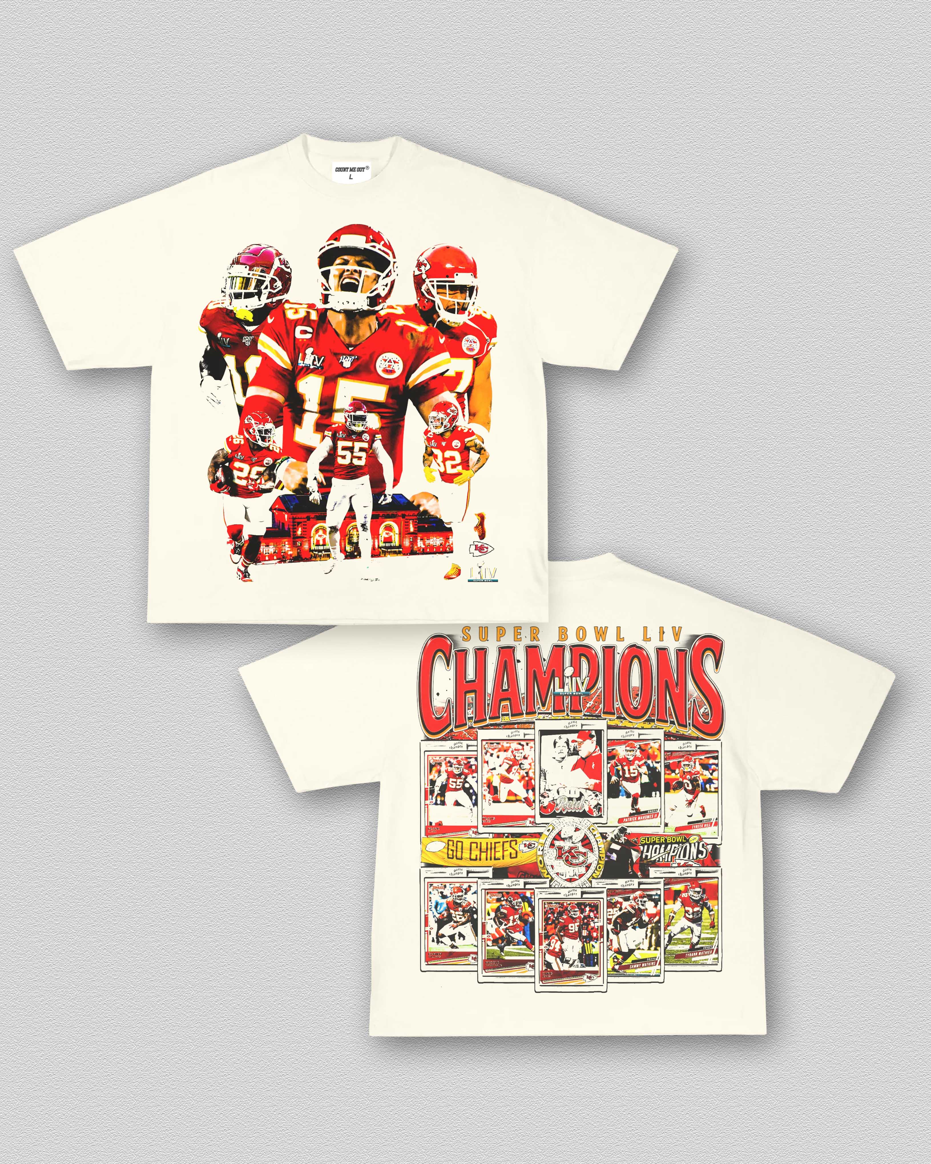 SUPER BOWL LIV CHAMPS - CHIEFS TEE