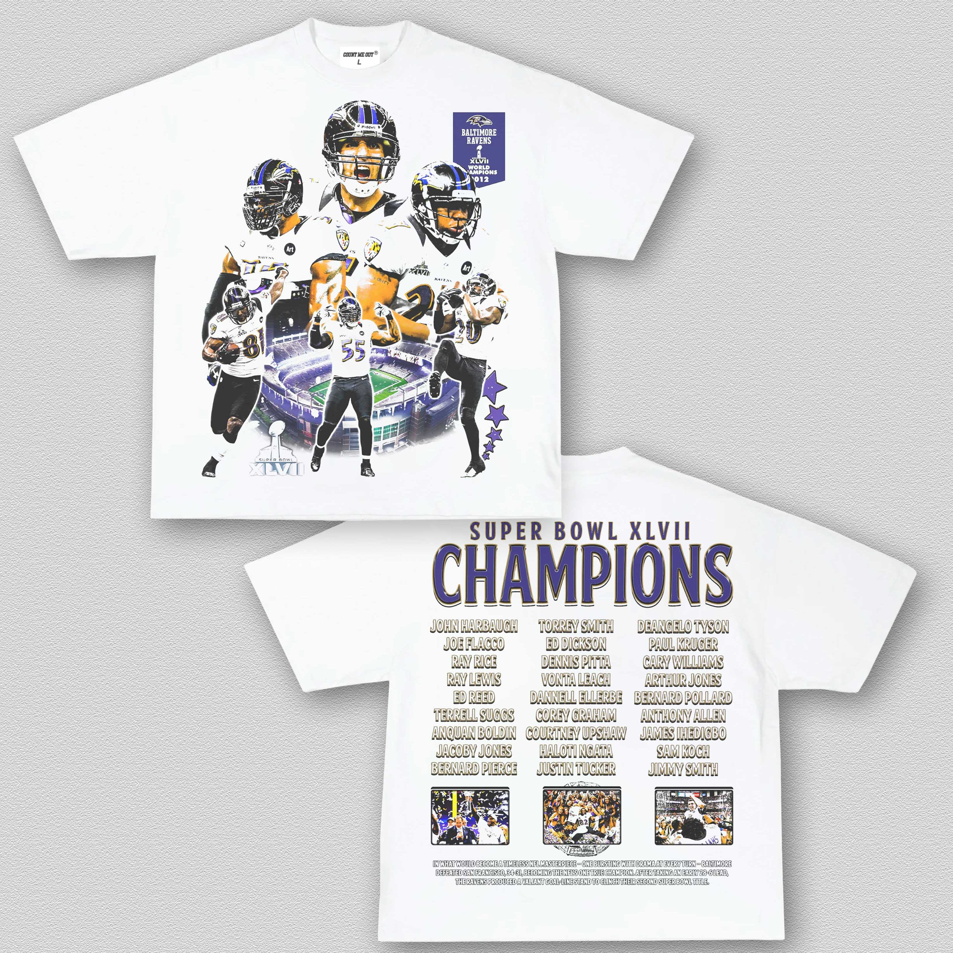 SUPER BOWL XLVII CHAMPS - RAVENS TEE