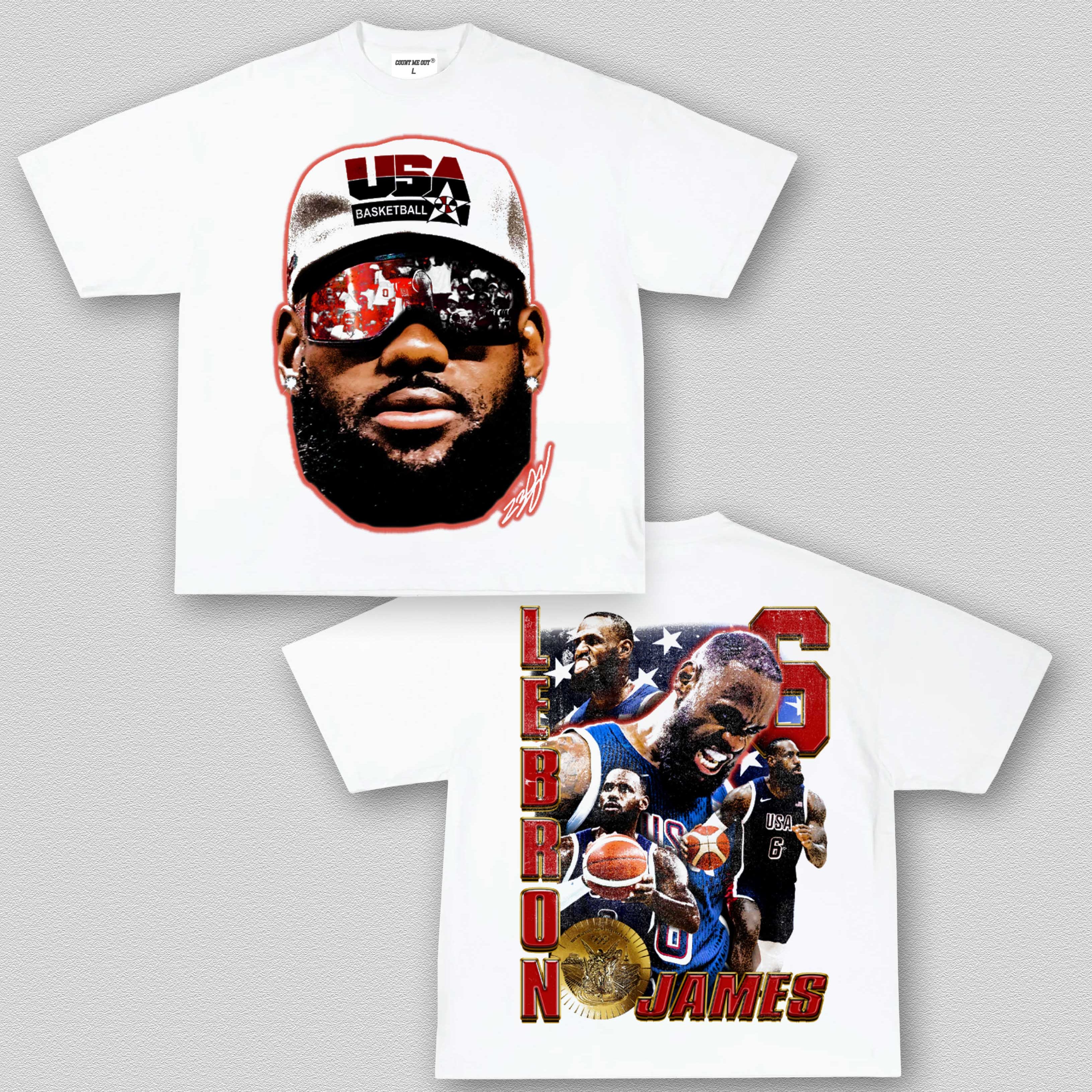 LEGOAT TEAM USA BIG FACE TEE