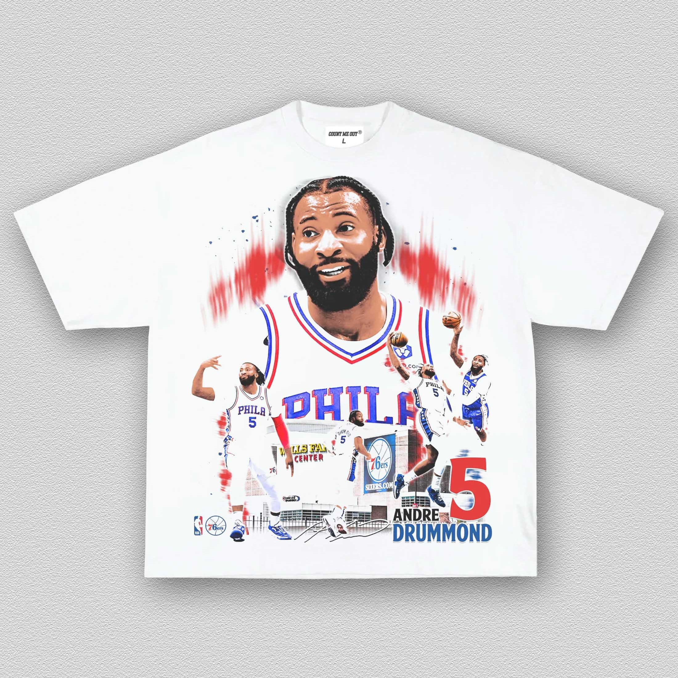 ANDER DRUMMOND-SIXERS TEE