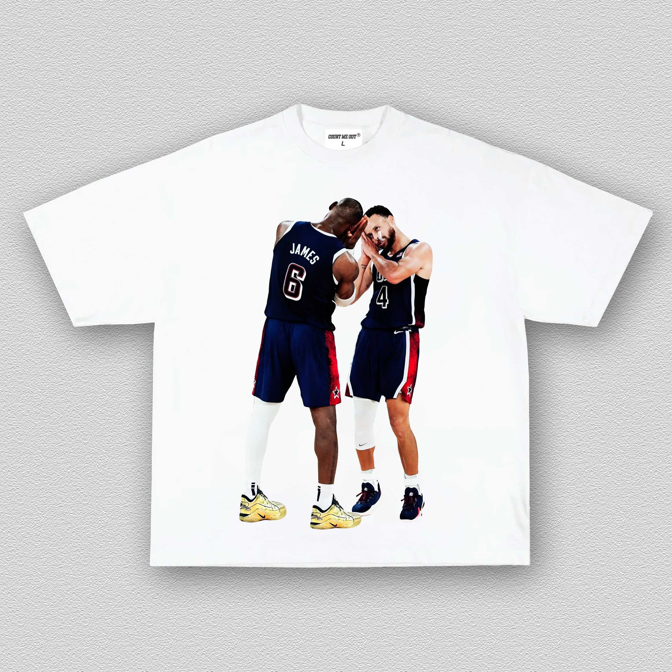 STEPHEN CURRY  AND LEBRON JAMES 8.15 TEE