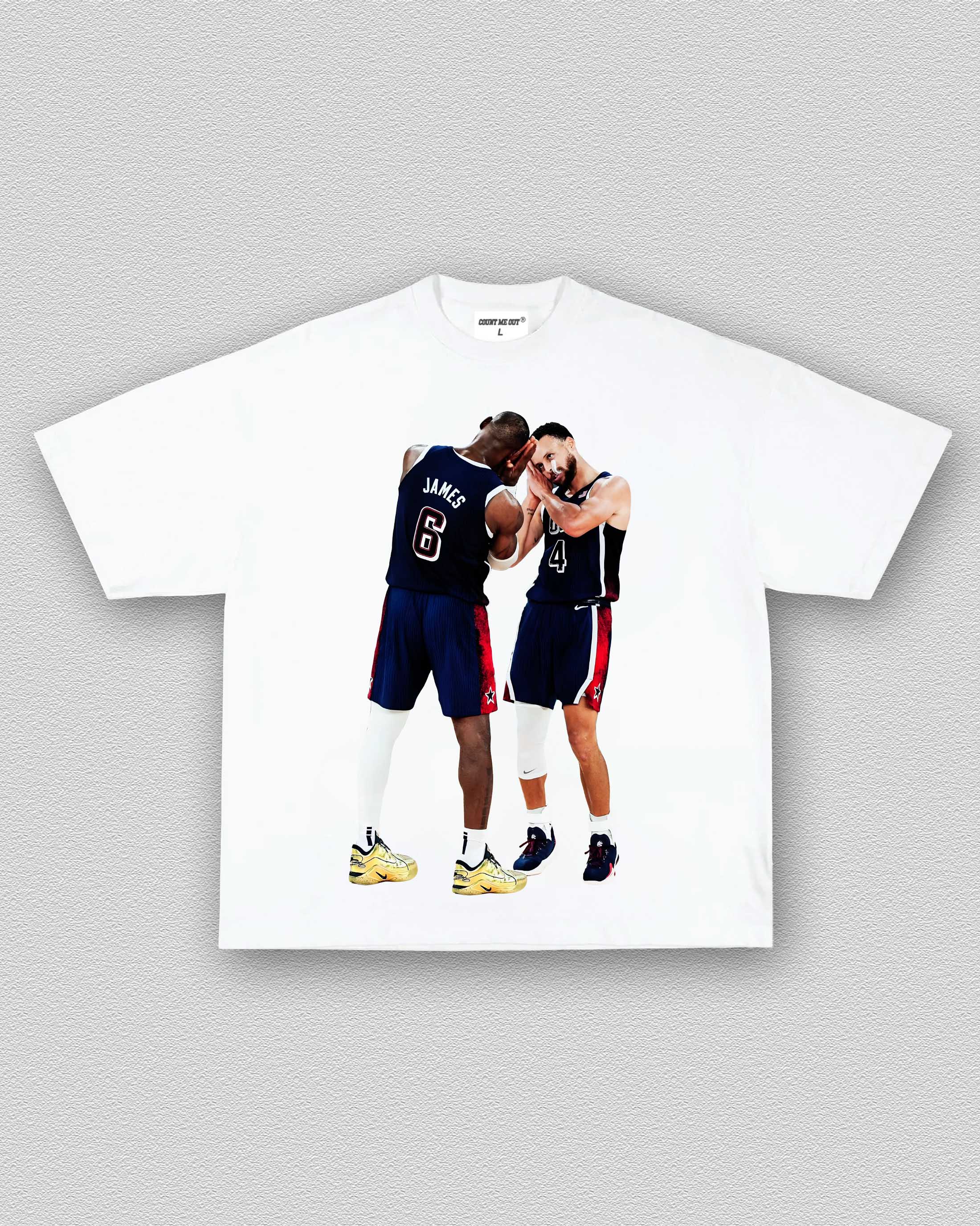 STEPHEN CURRY  AND LEBRON JAMES 8.15 TEE