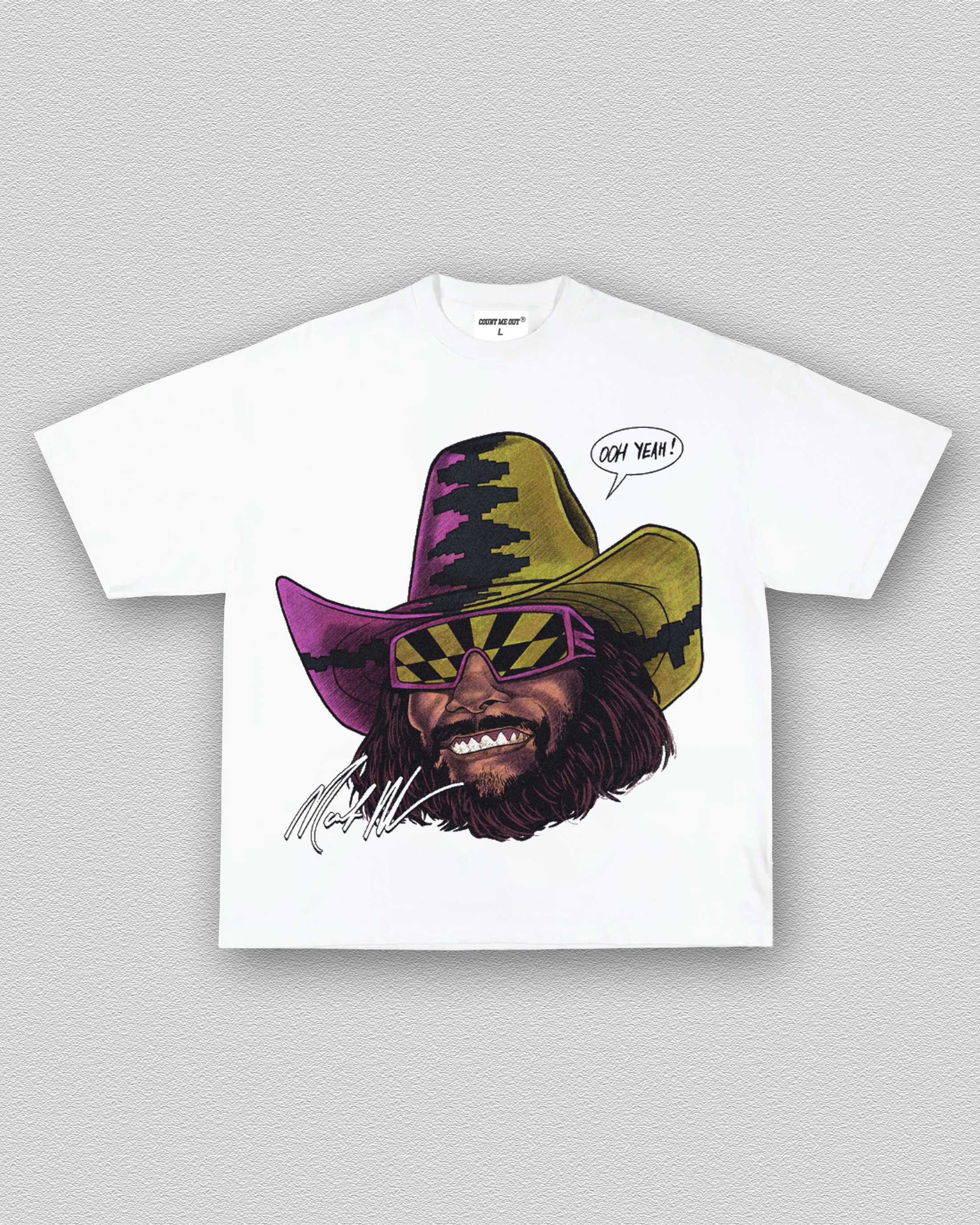 MACHO MAN BIG FACE ART TEE