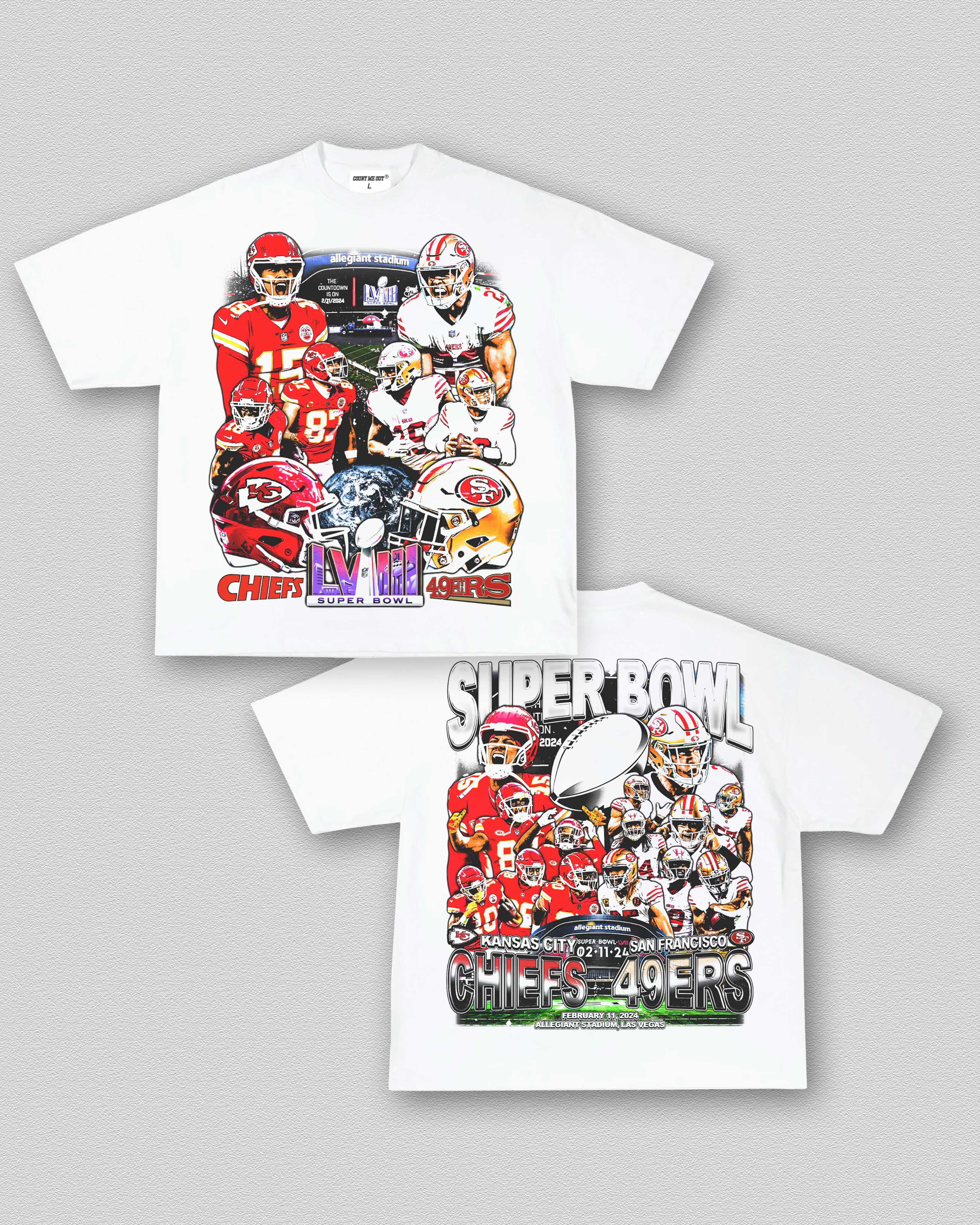 COUNTMEOUT SUPER BOWL LVIII TEE