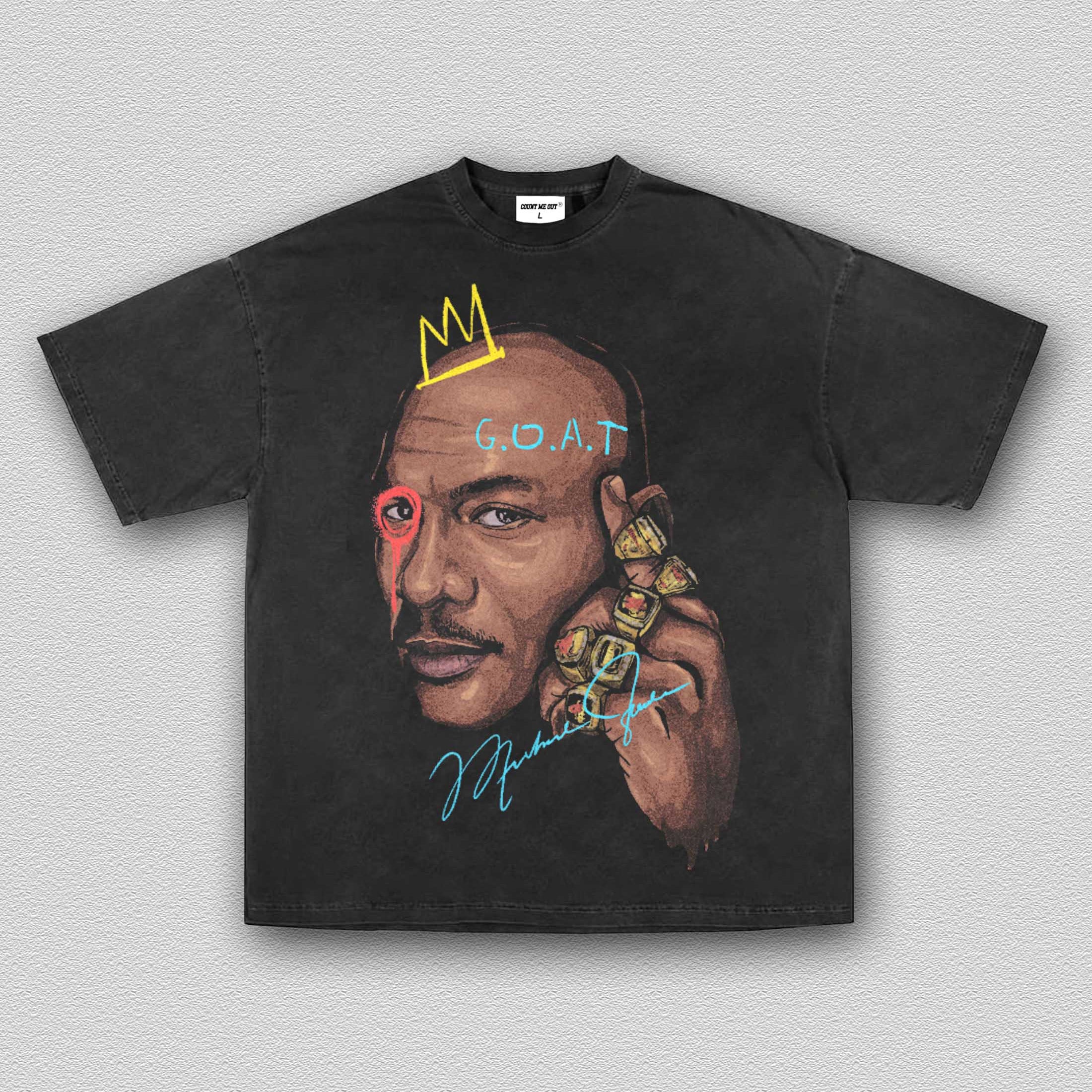 6 RINGS BIG FACE ART TEE