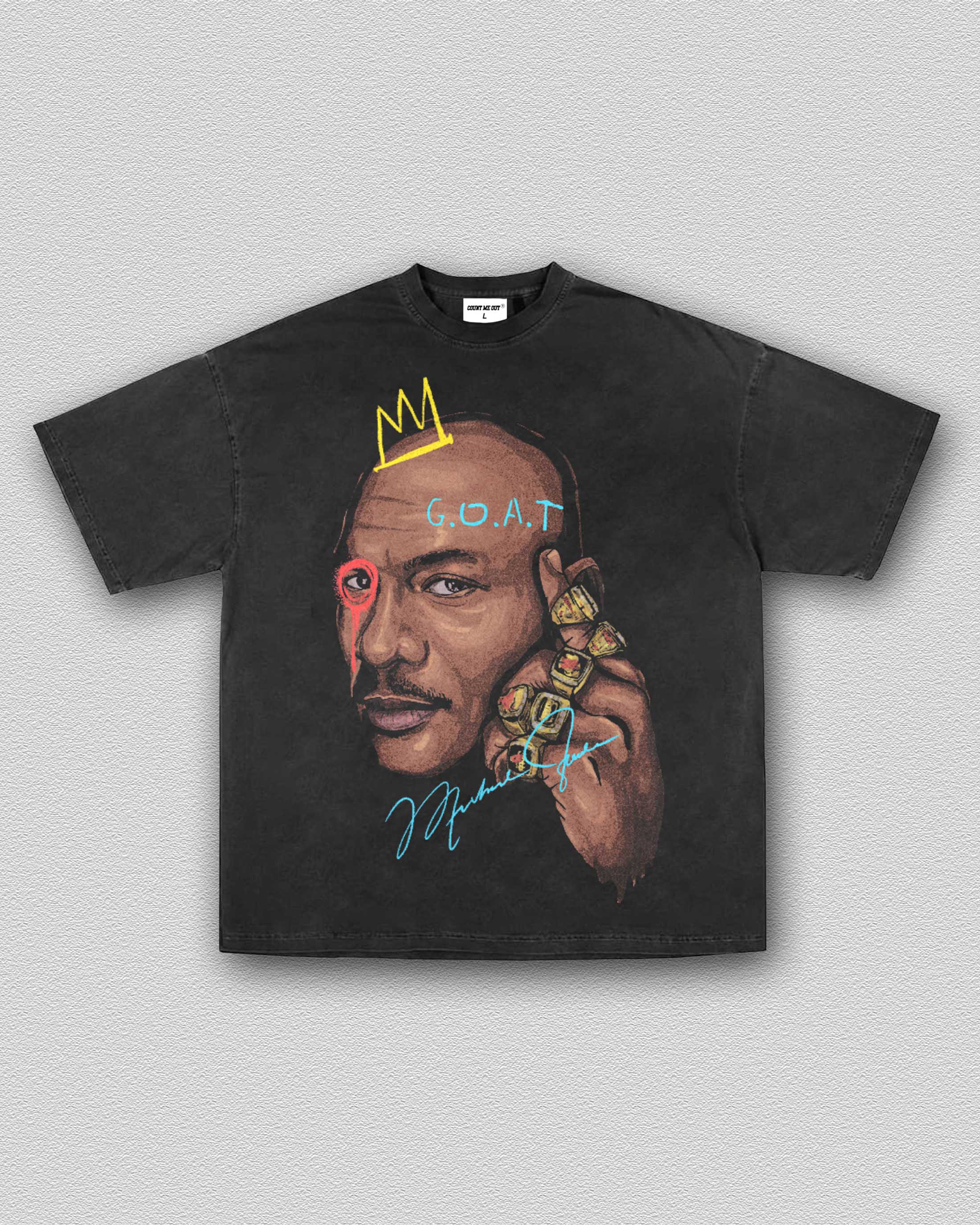 6 RINGS BIG FACE ART TEE