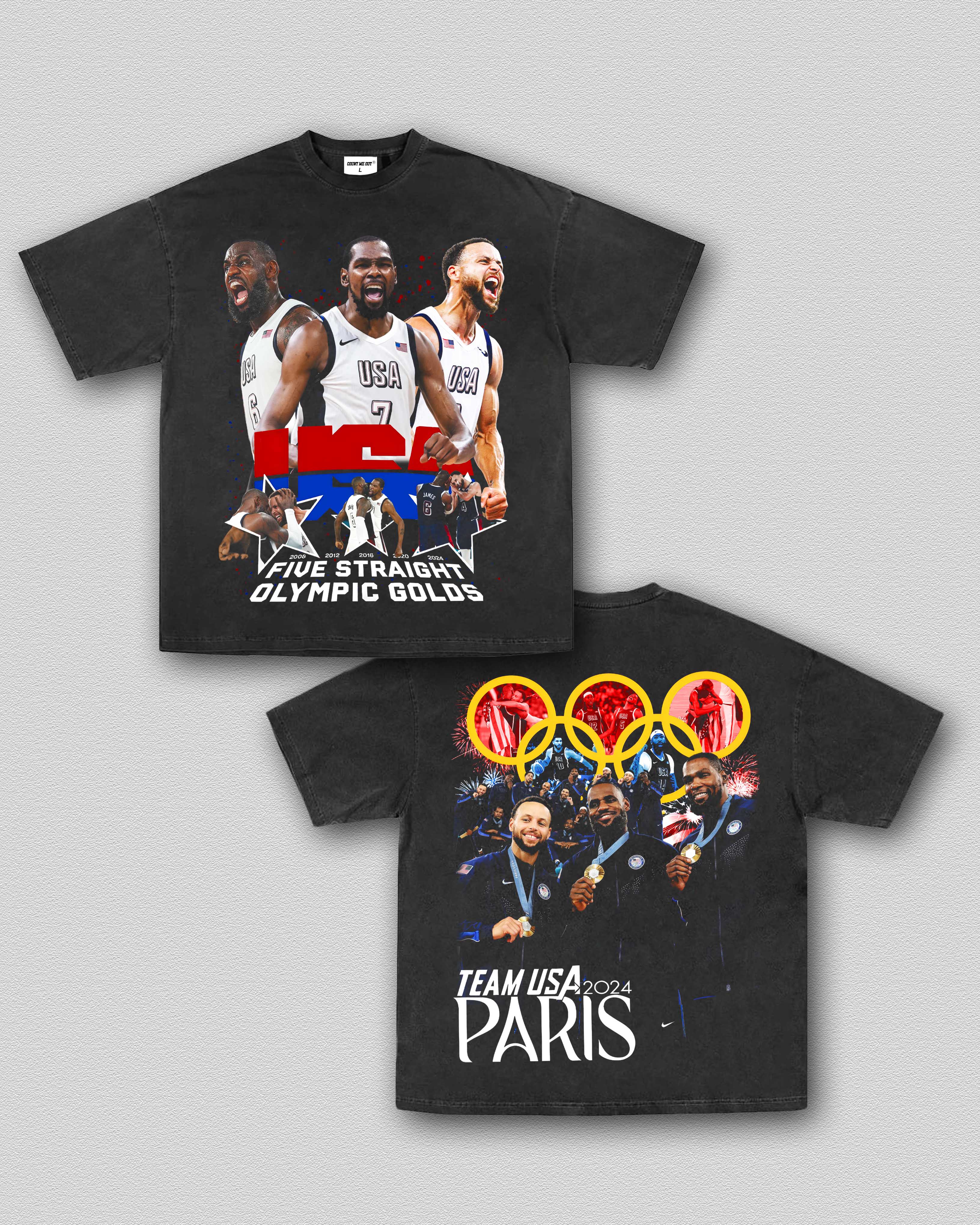 TEPHEN CURRY & LEBRON JAMES & KEVIN DURANT 8.14 TEE