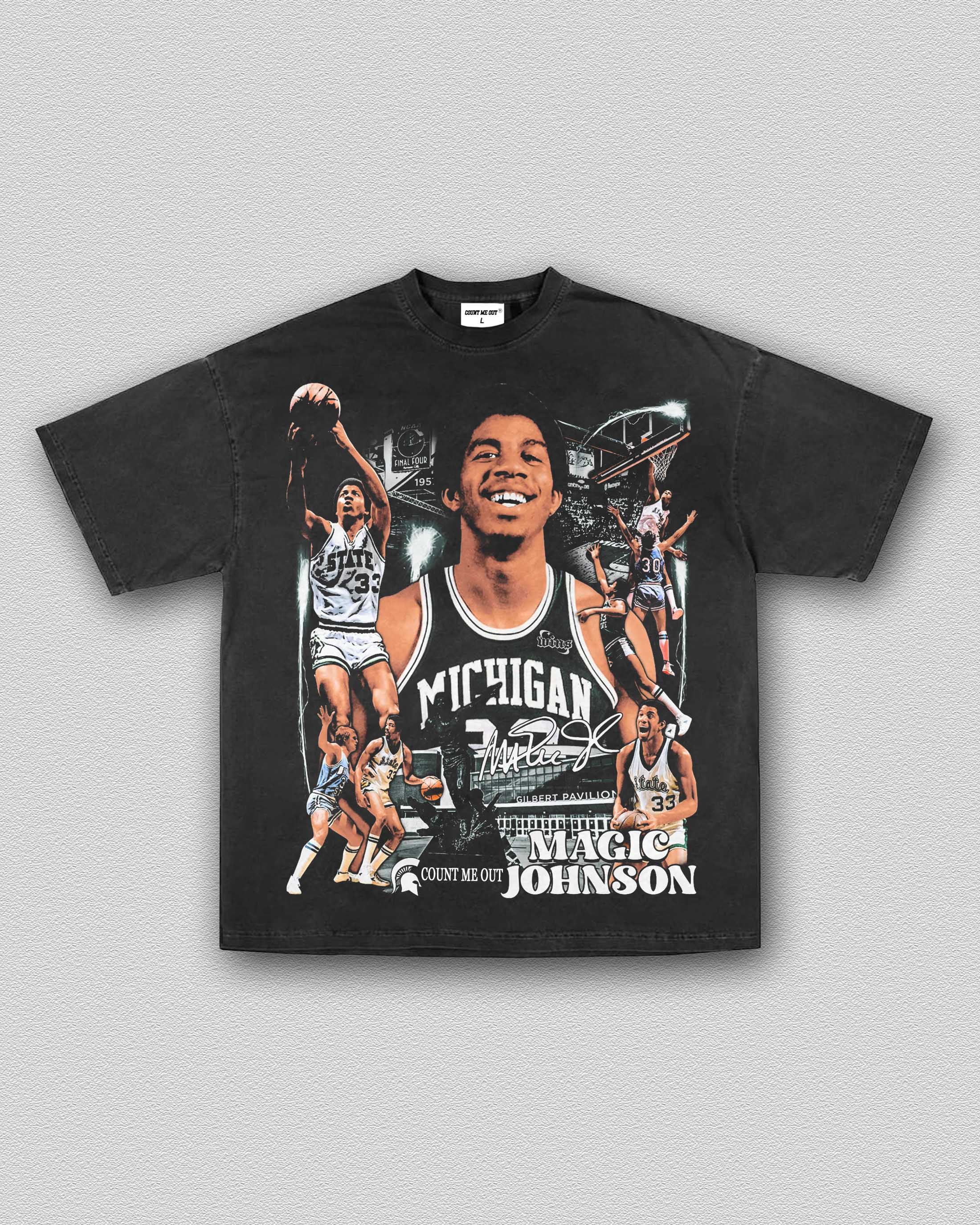 MAGIC JOHNSON-MICHIGAN TEE