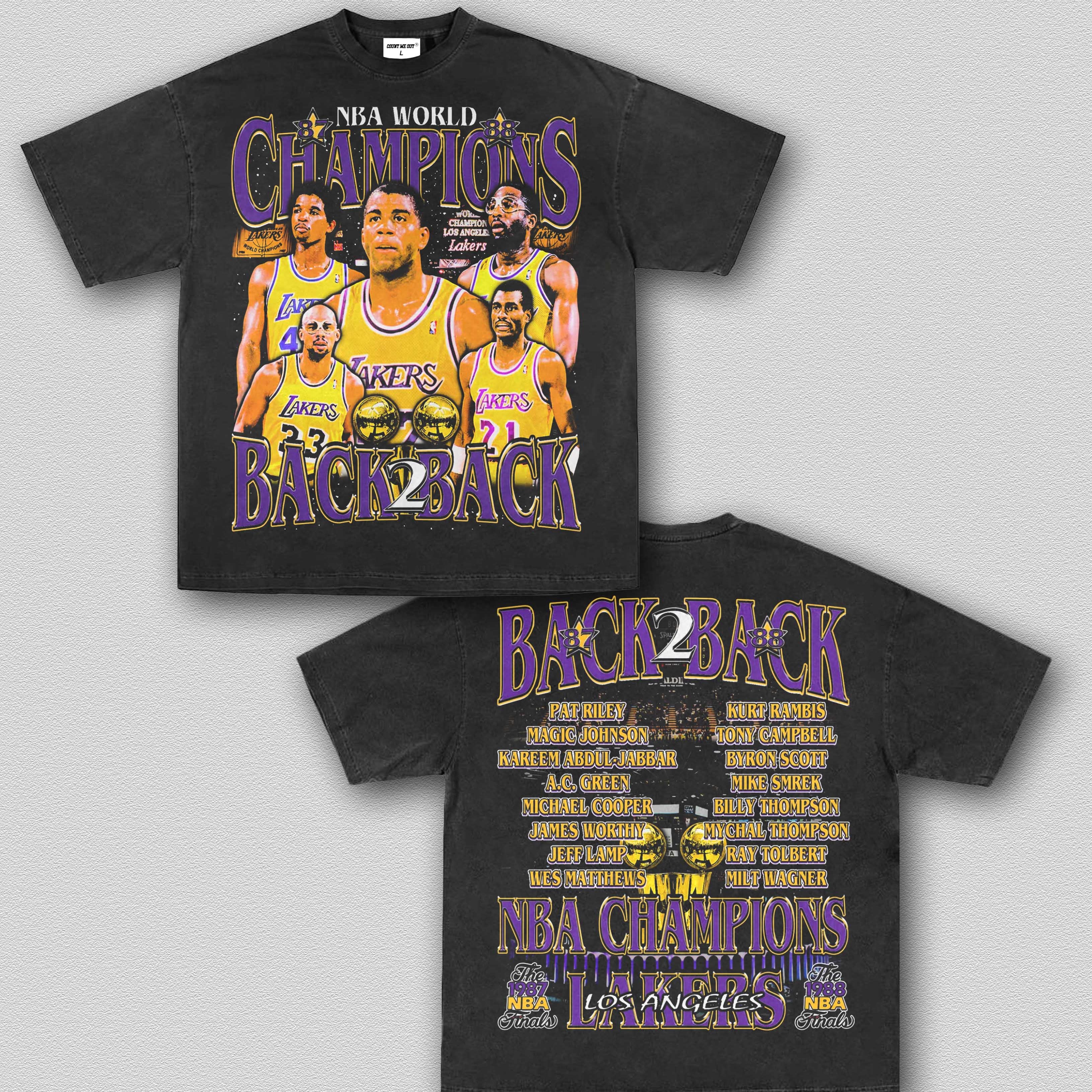 87-88 NBA CHAMPS TEE