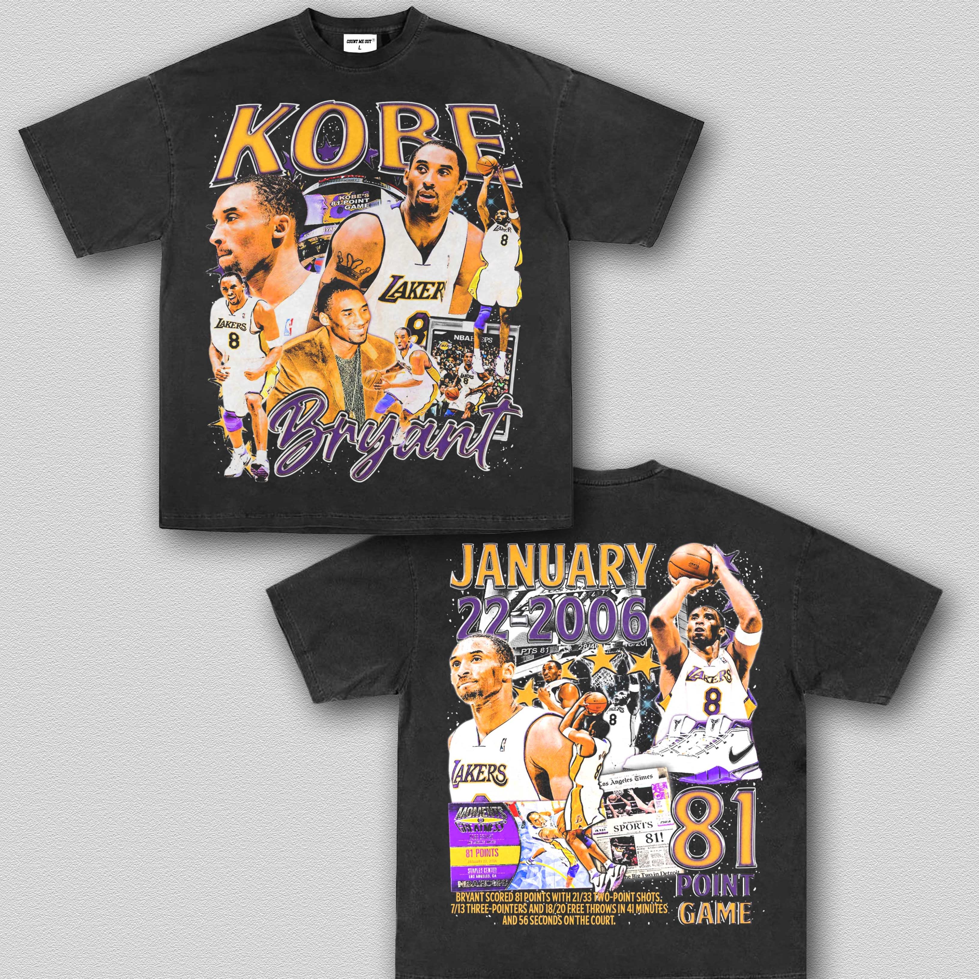 KOBE-81-POINT GAME TEE