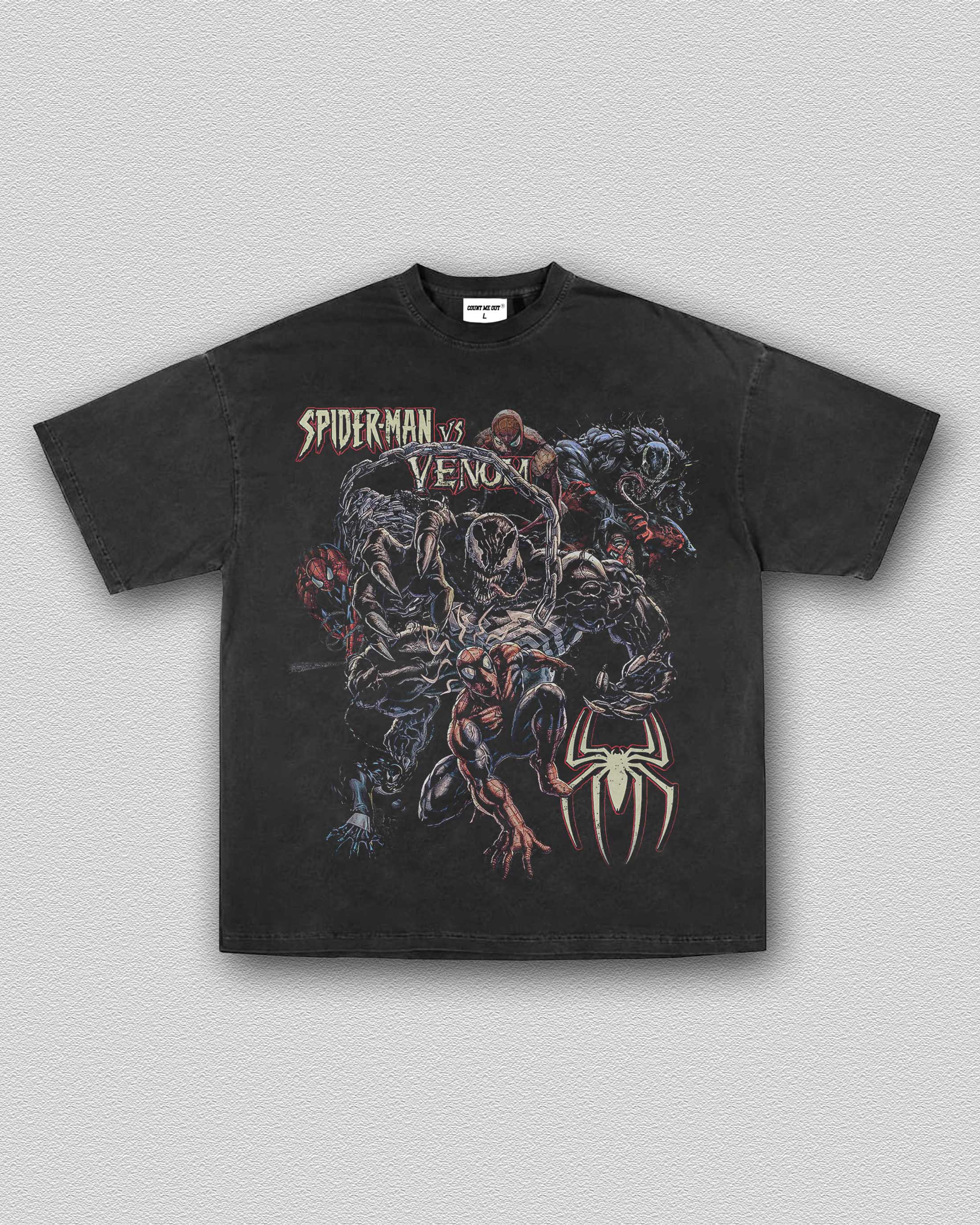 SPIDEY VS VENOM TEE 12.4