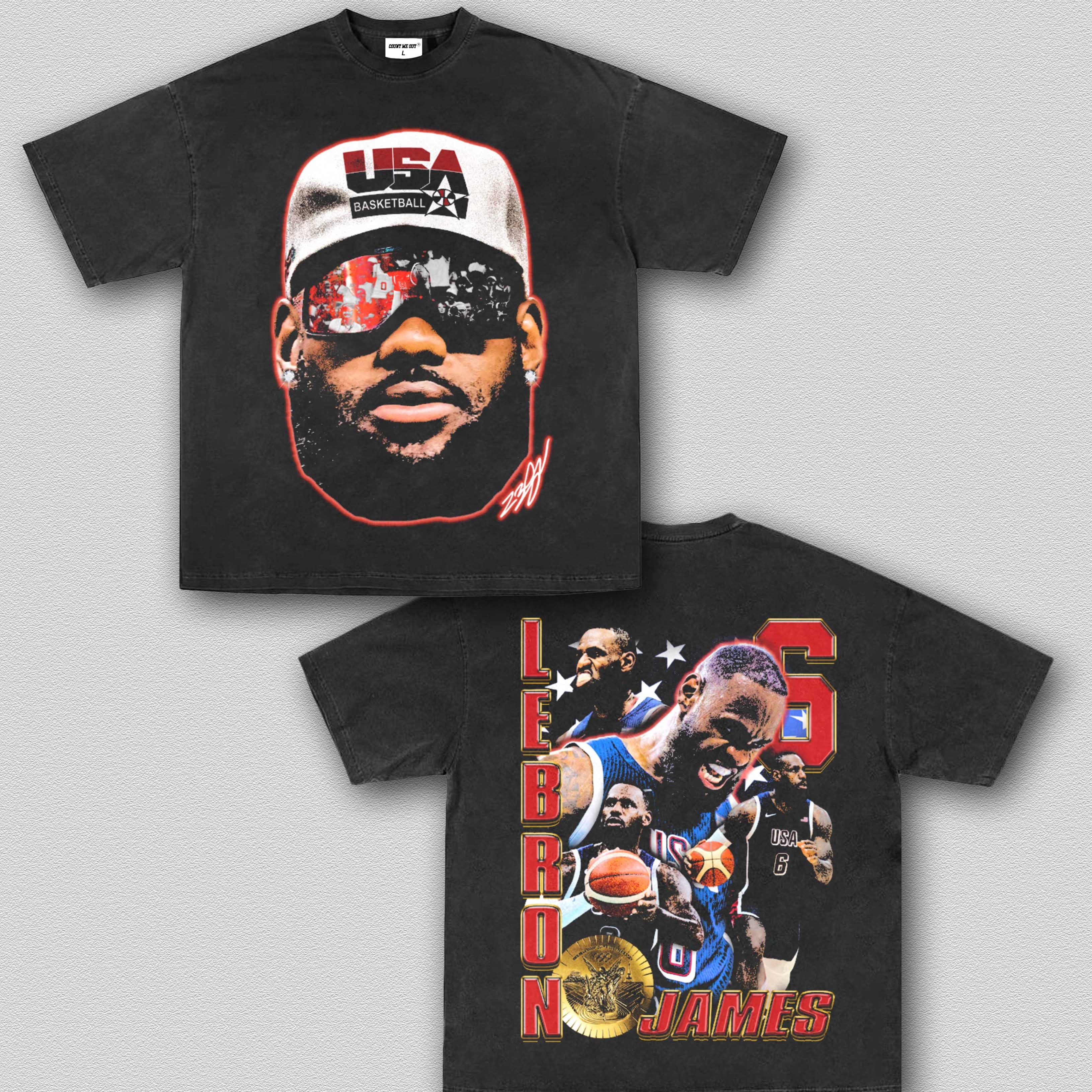 LEGOAT TEAM USA BIG FACE TEE