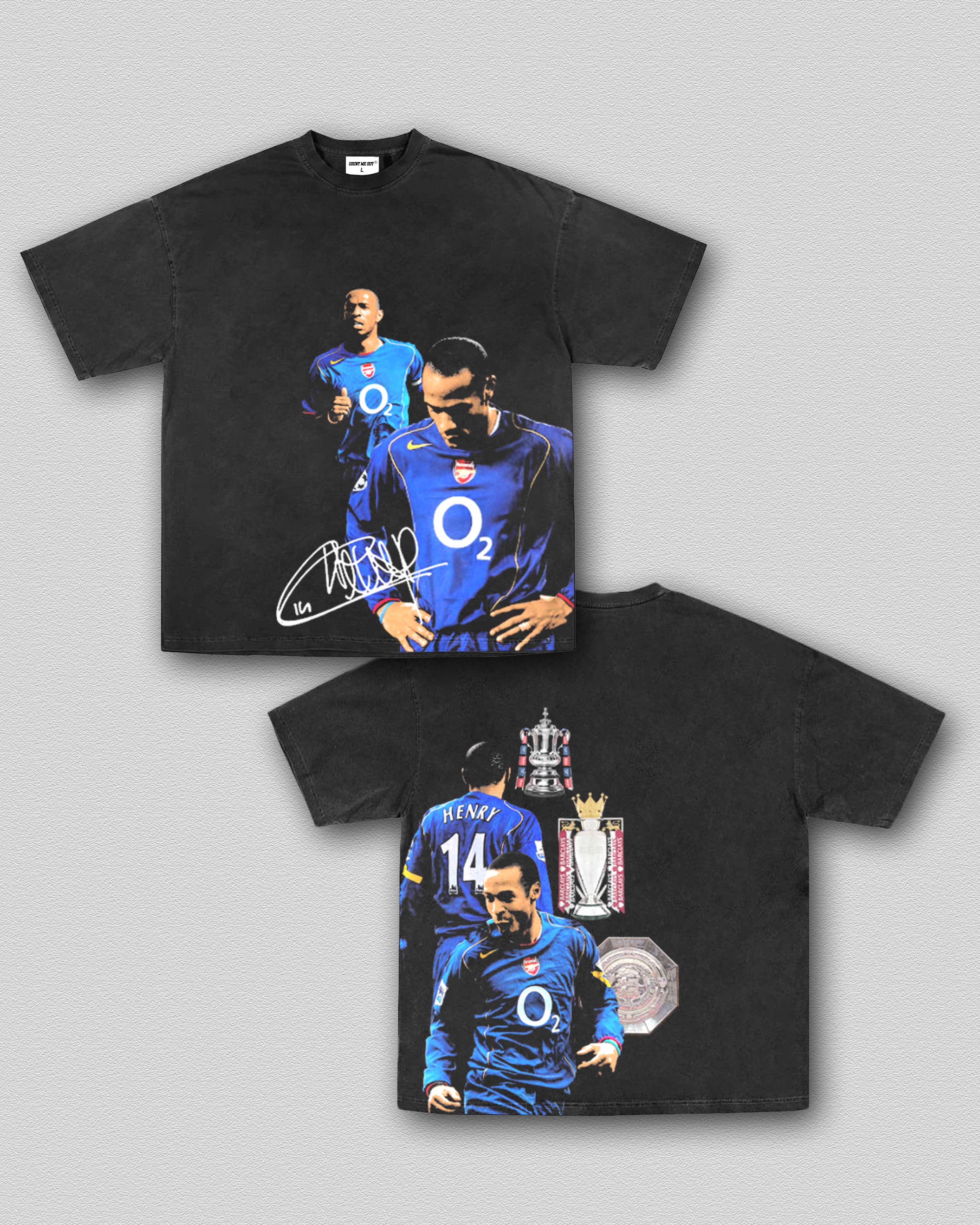 BLUE THIERRY HENRY TEE 12.4