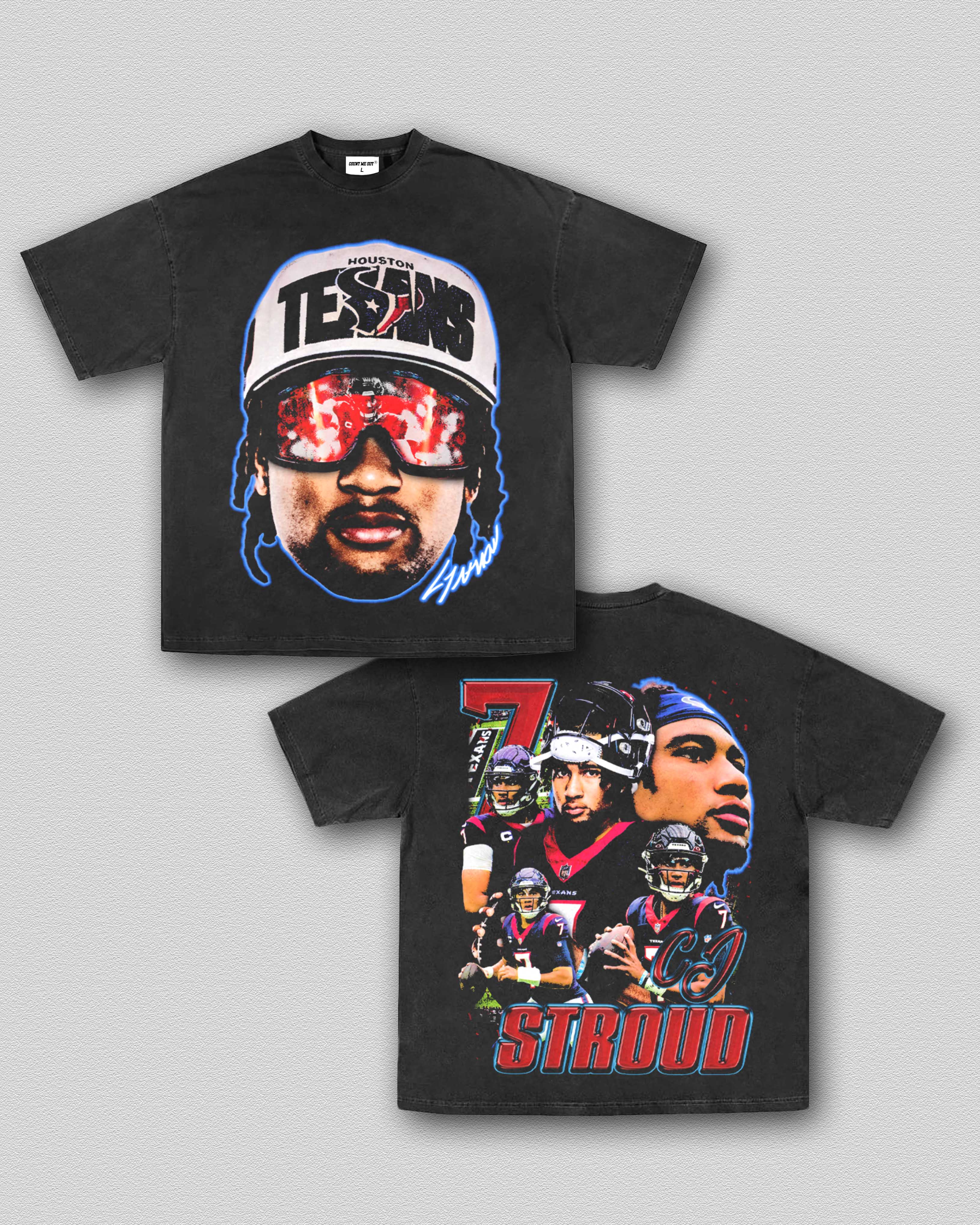 COOL BREEZE C.J. STROUD BIG FACE TEE