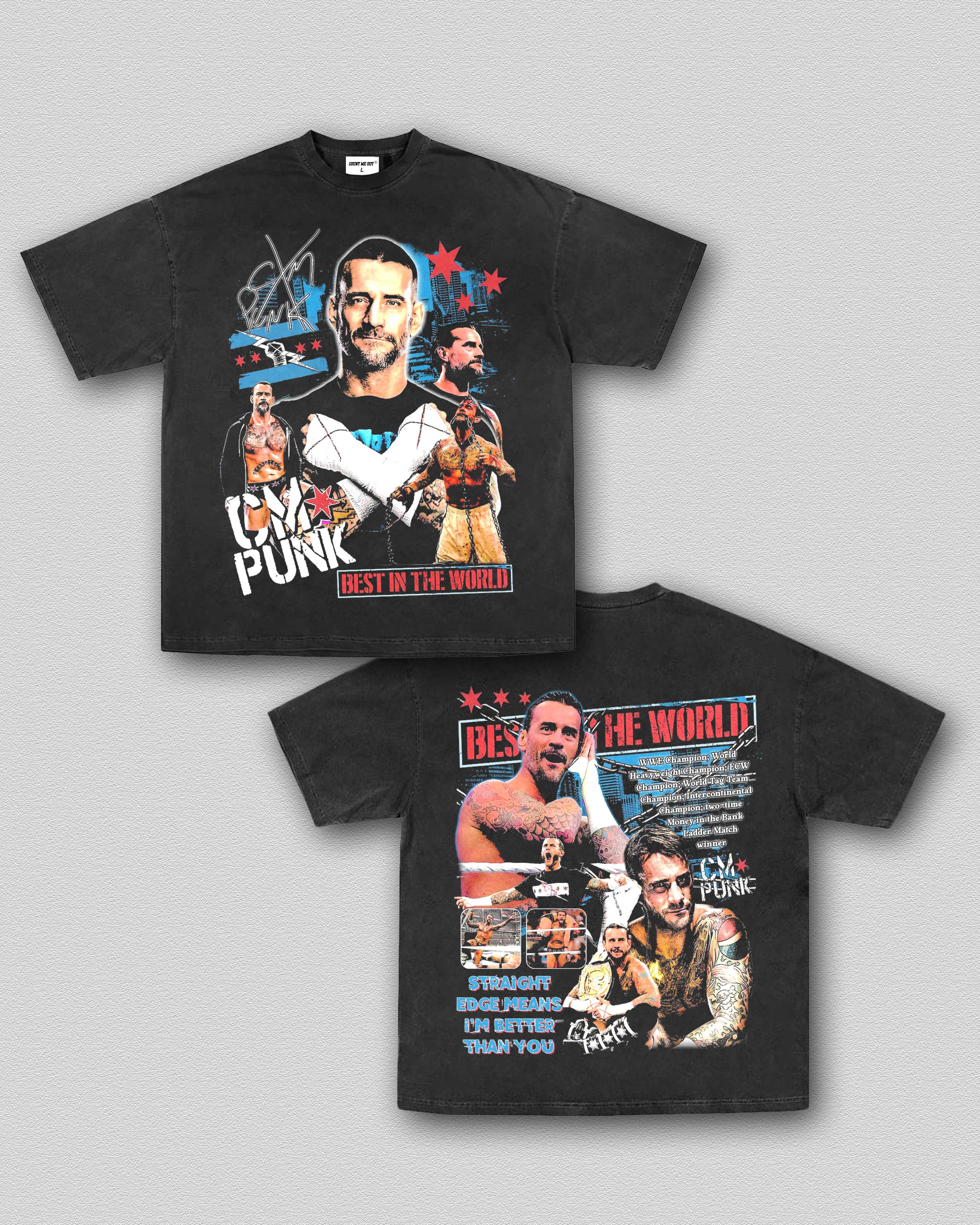 CM PUNK TEE 12.4