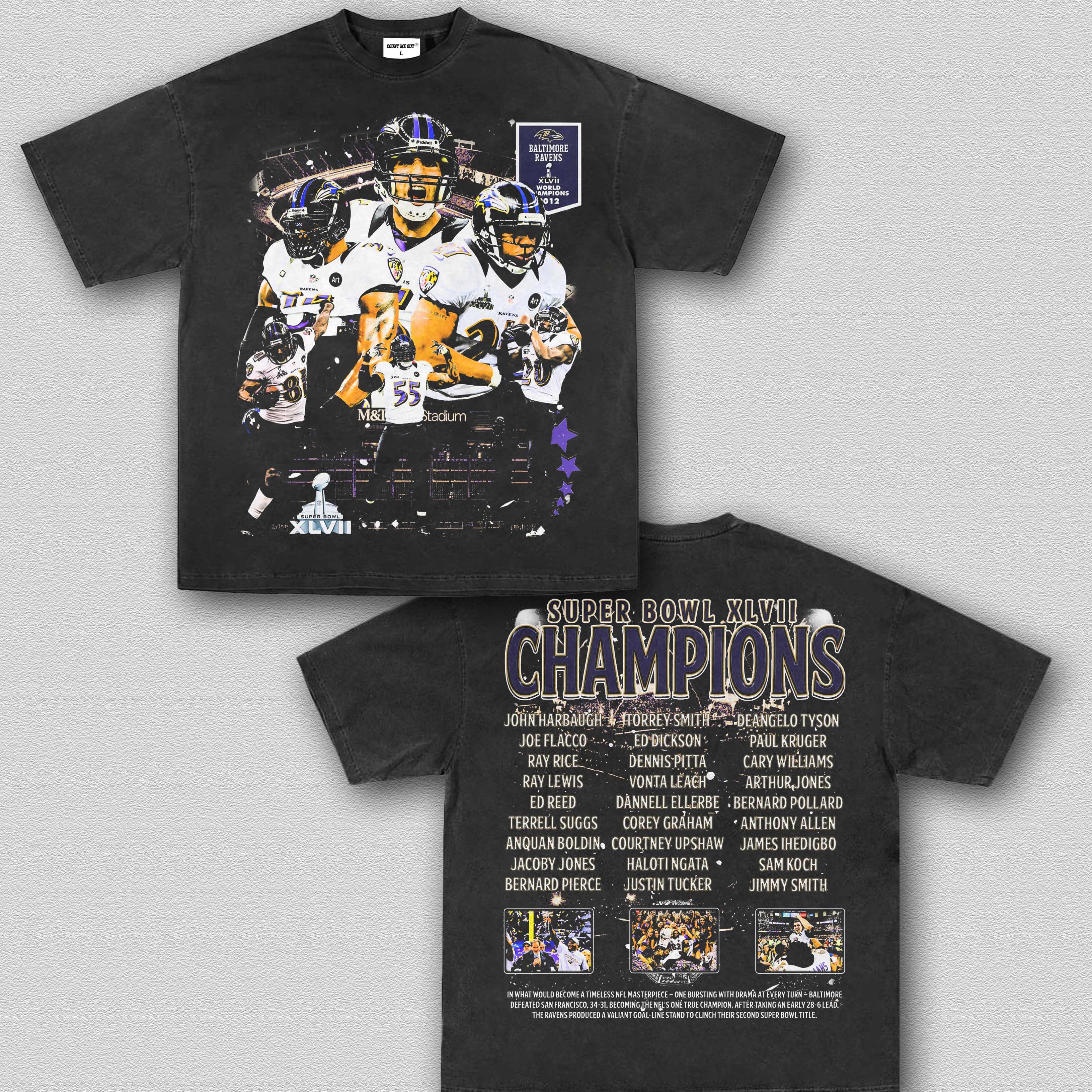 SUPER BOWL XLVII CHAMPS - RAVENS TEE