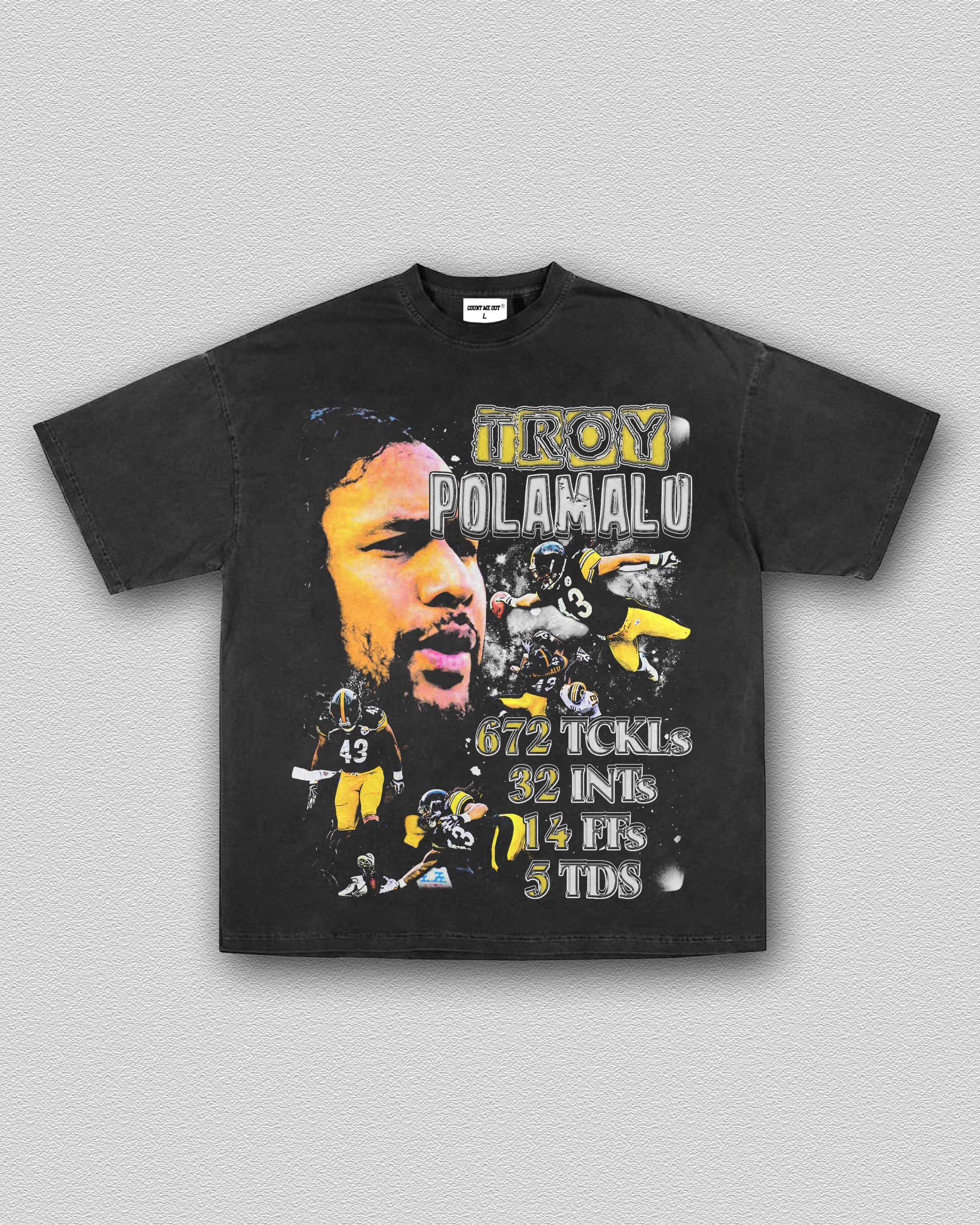 TROY POLAMALU TEE 10.5