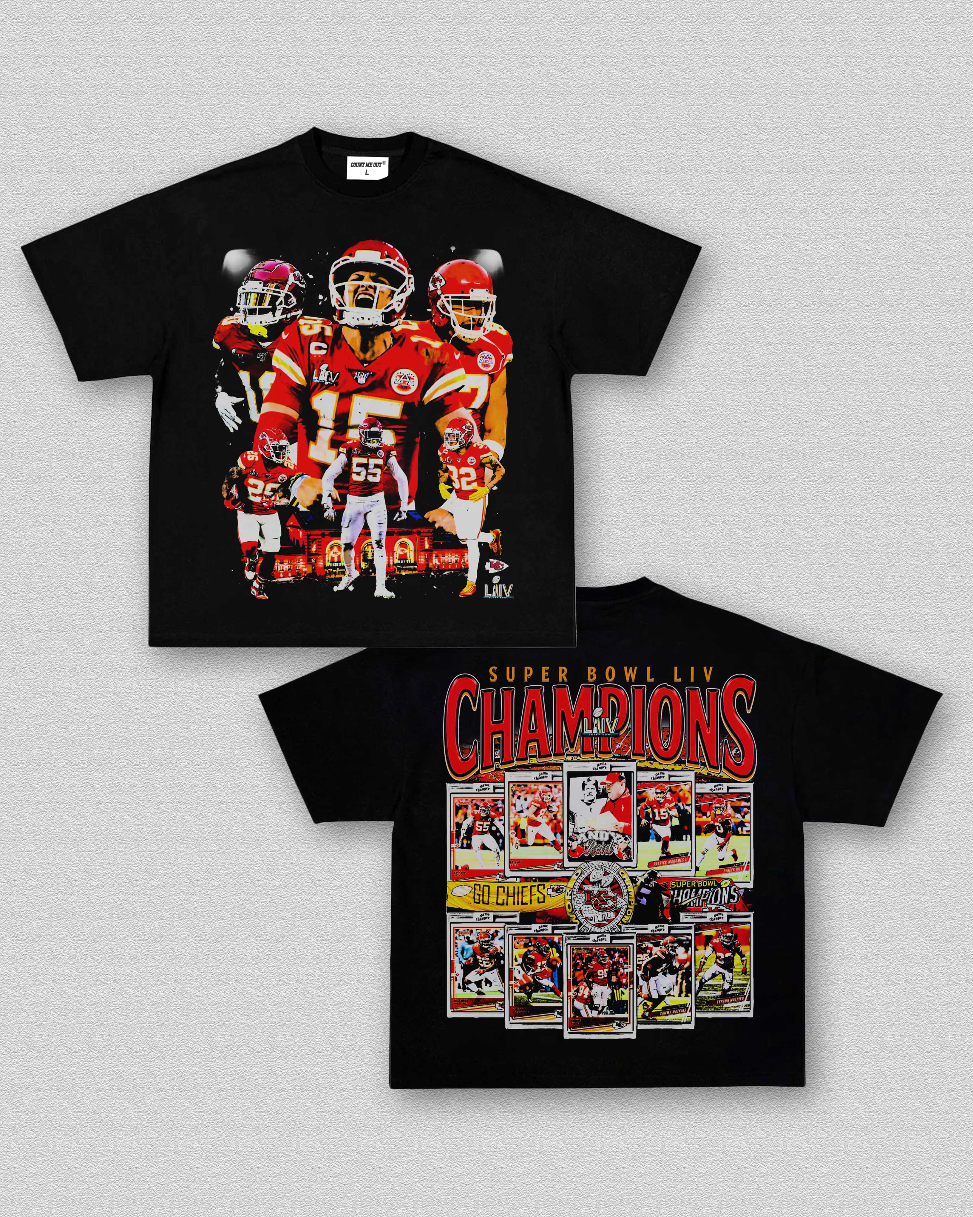 SUPER BOWL LIV CHAMPS - CHIEFS TEE