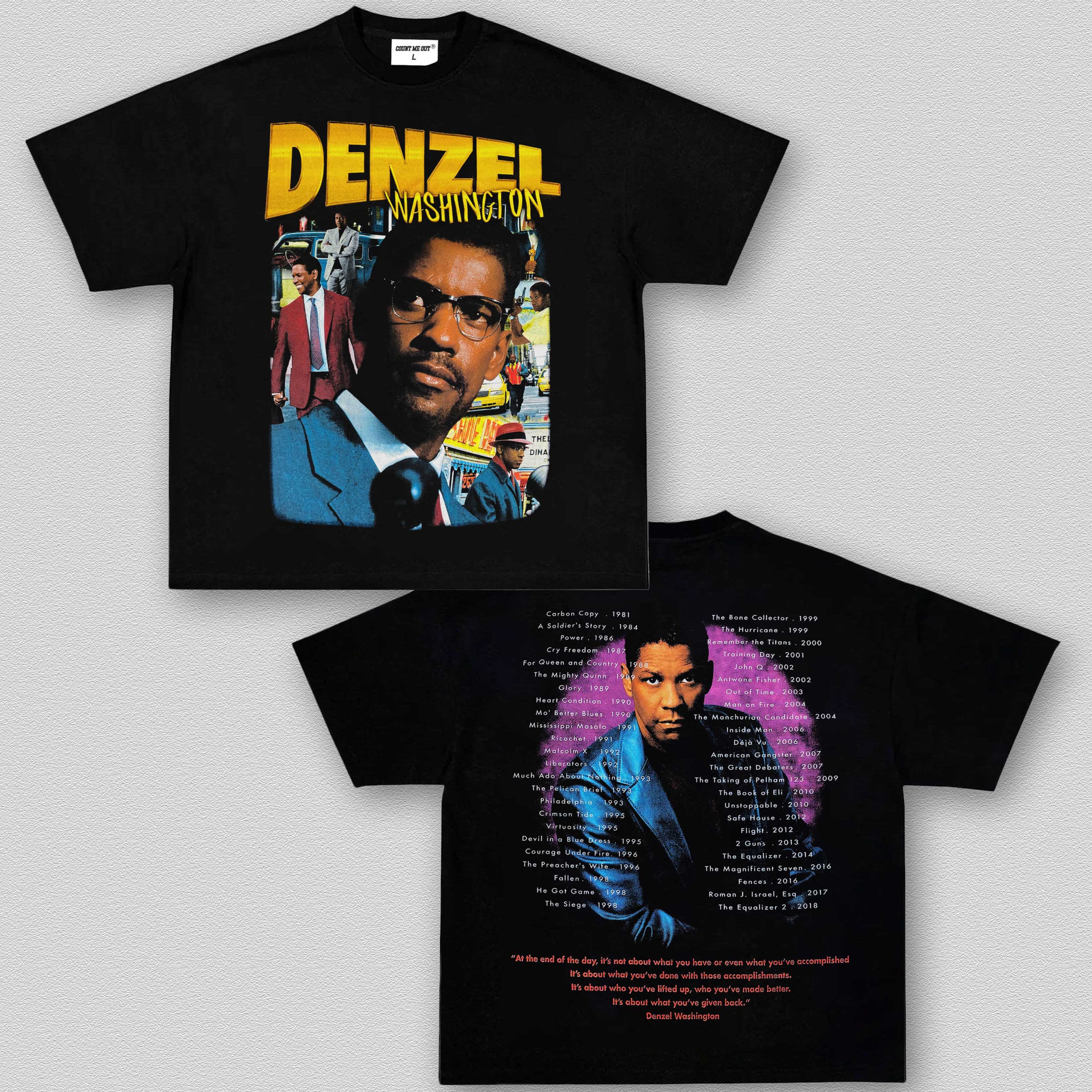 DENZEL WASHINGTON TEE 12.2