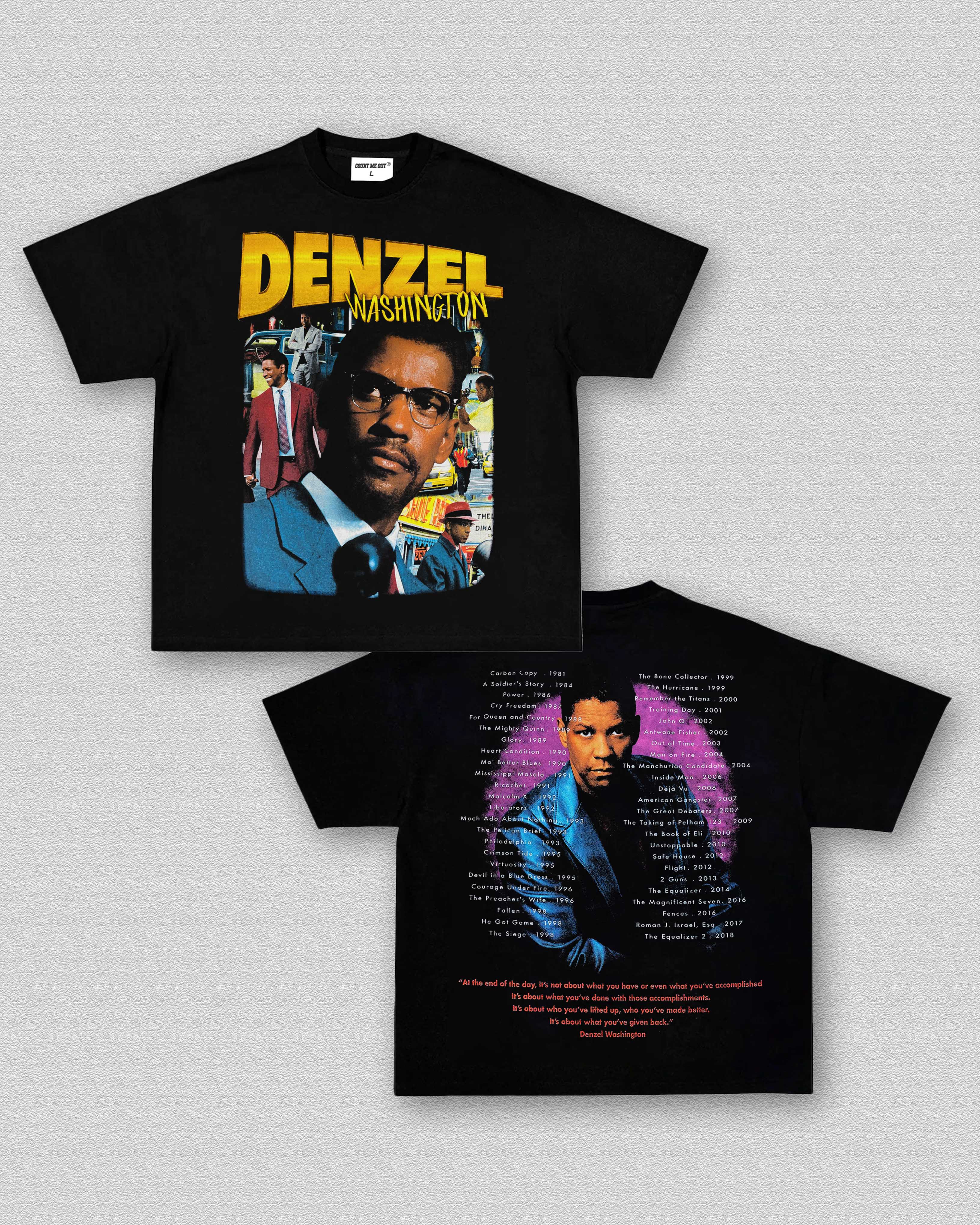 DENZEL WASHINGTON TEE 12.2