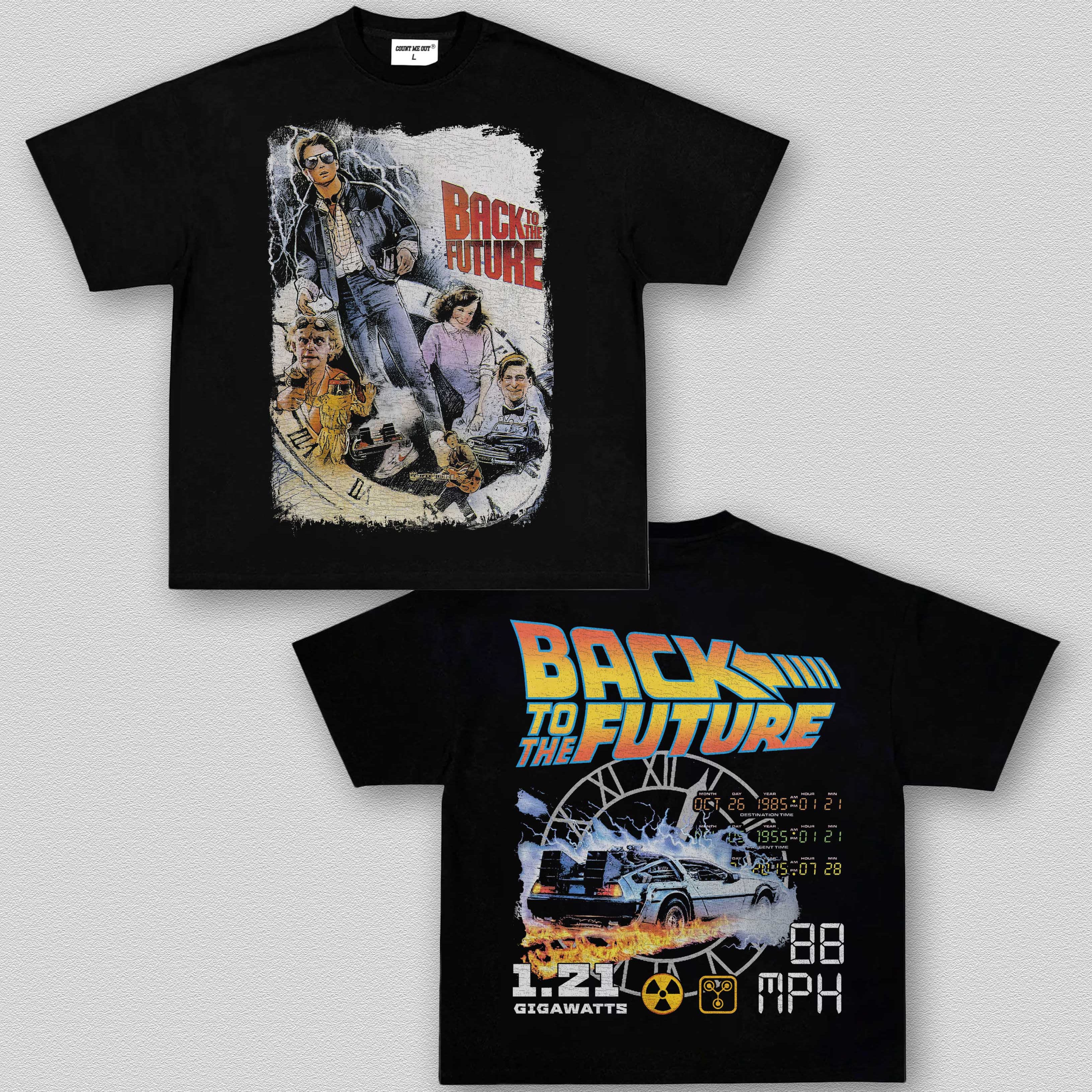 BACK TO THE FUTURE TIME TRAVELER TEE 12.3