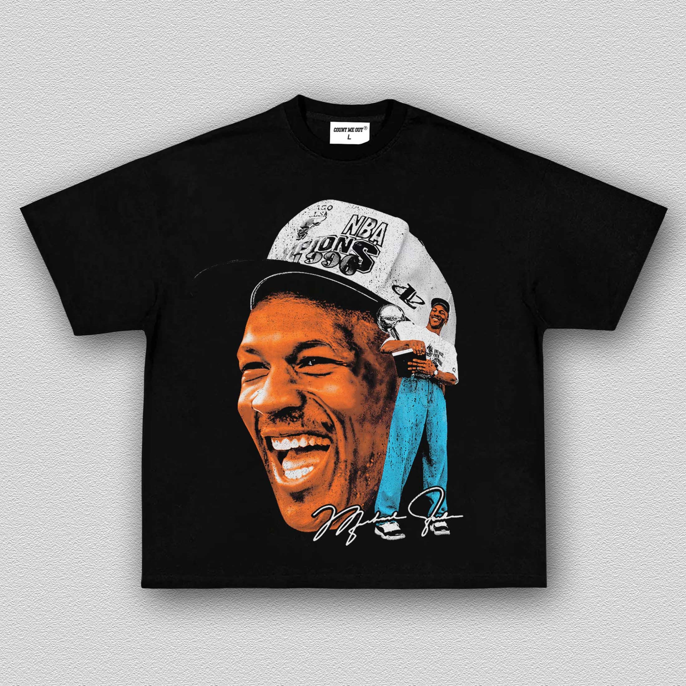 MICHAEL JORDAN SMILE TEE 10.15