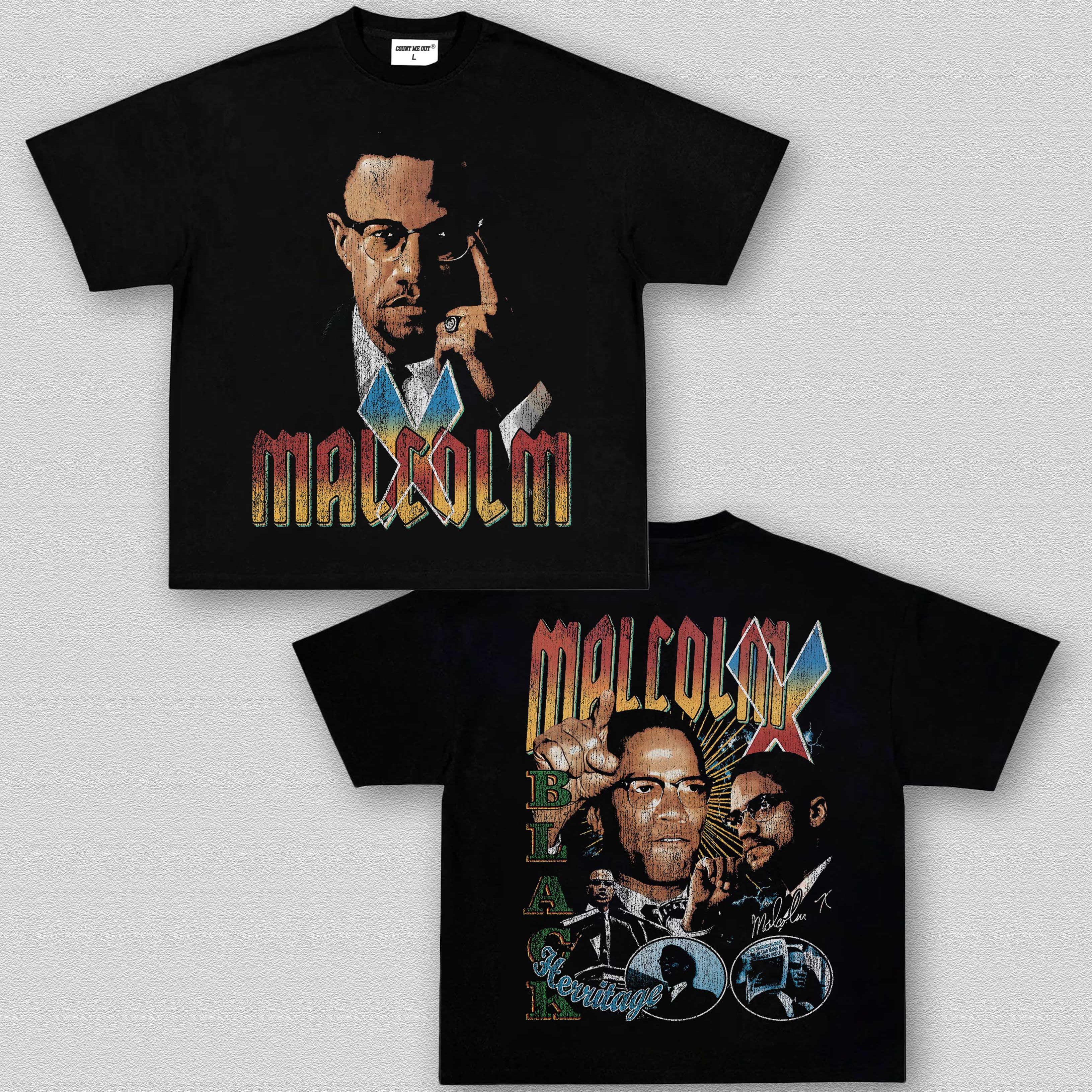 MALCOLM X TEE 12.3