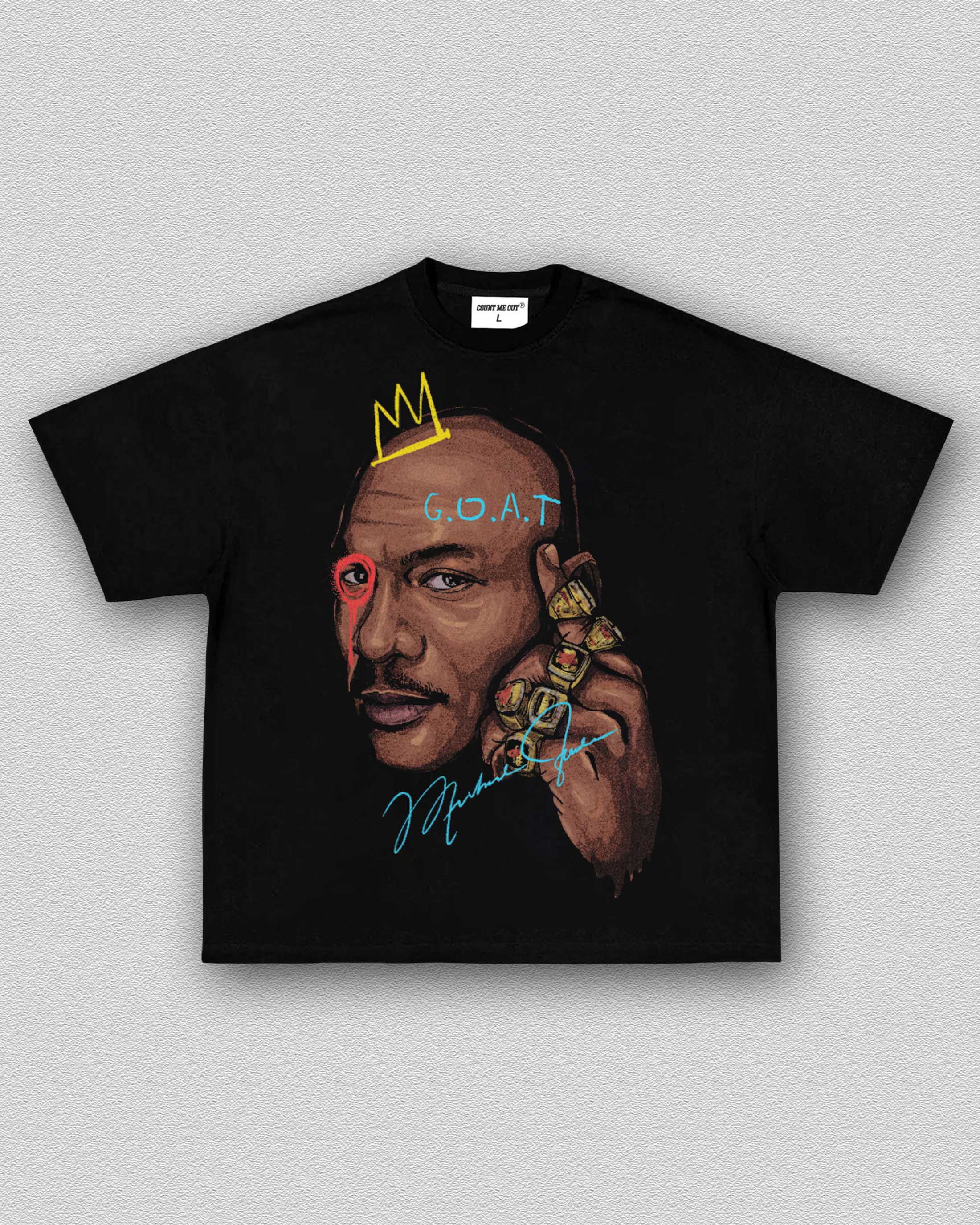 6 RINGS BIG FACE ART TEE