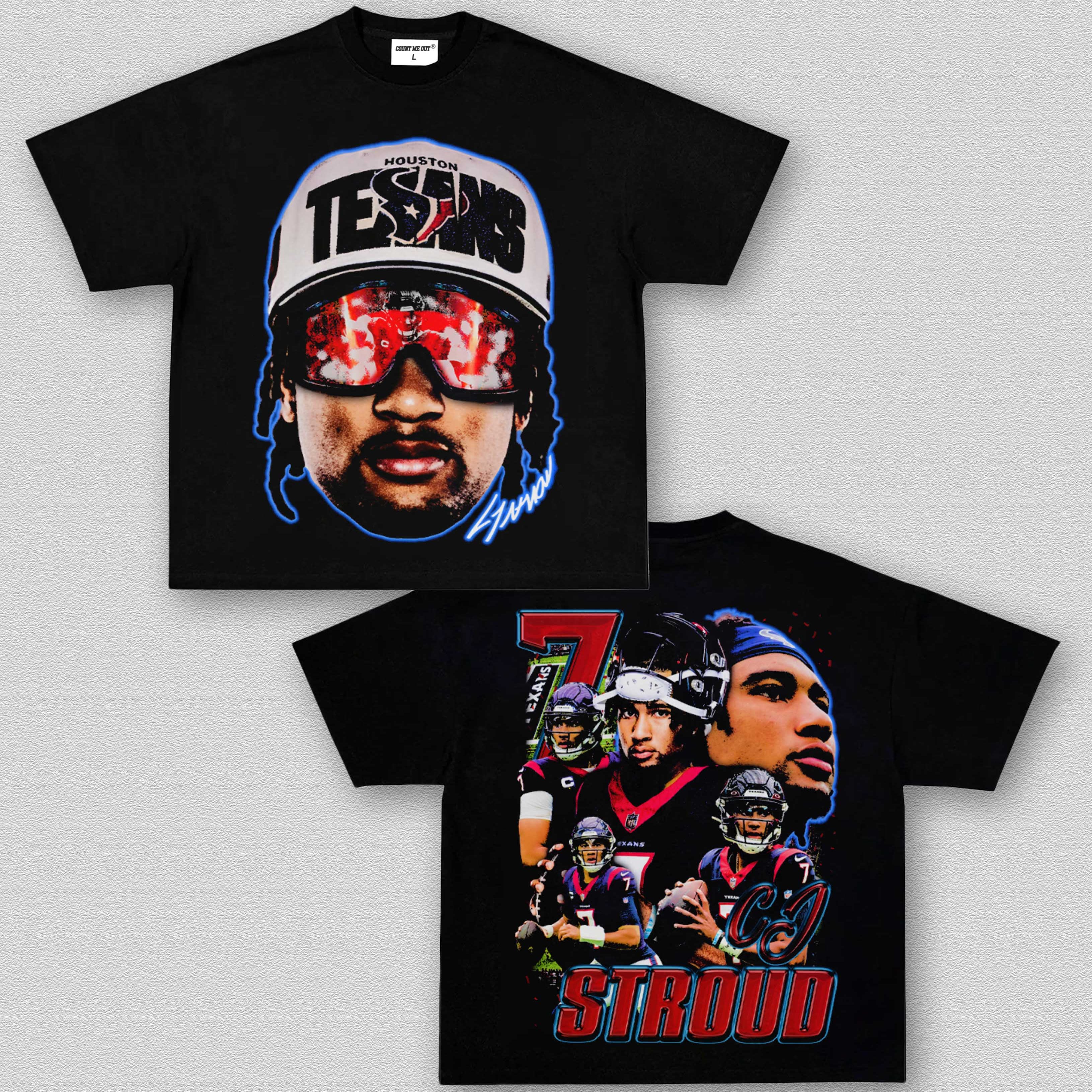 COOL BREEZE C.J. STROUD BIG FACE TEE