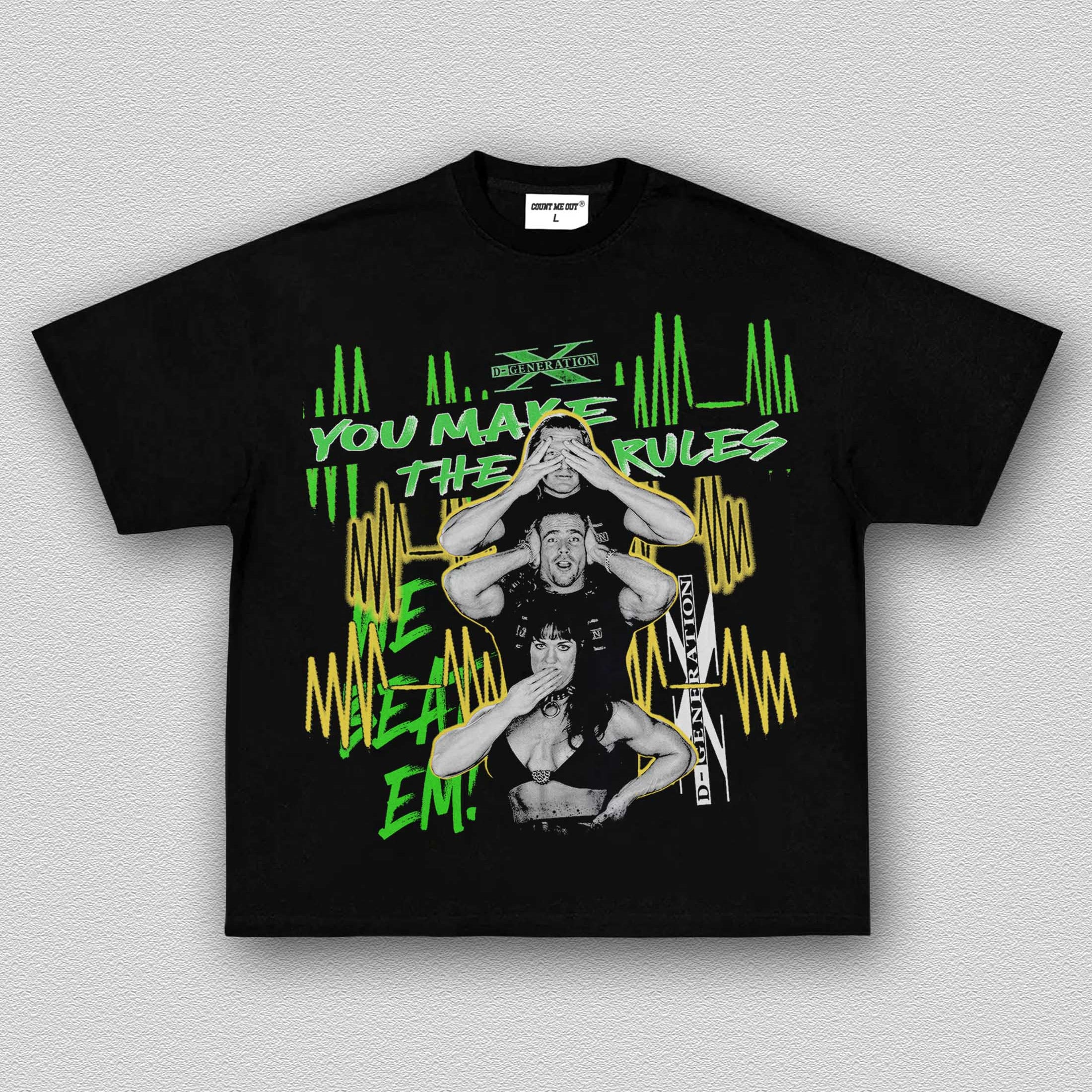 D-GENERATION X YOU MAKE THE RULES TEE 9.24