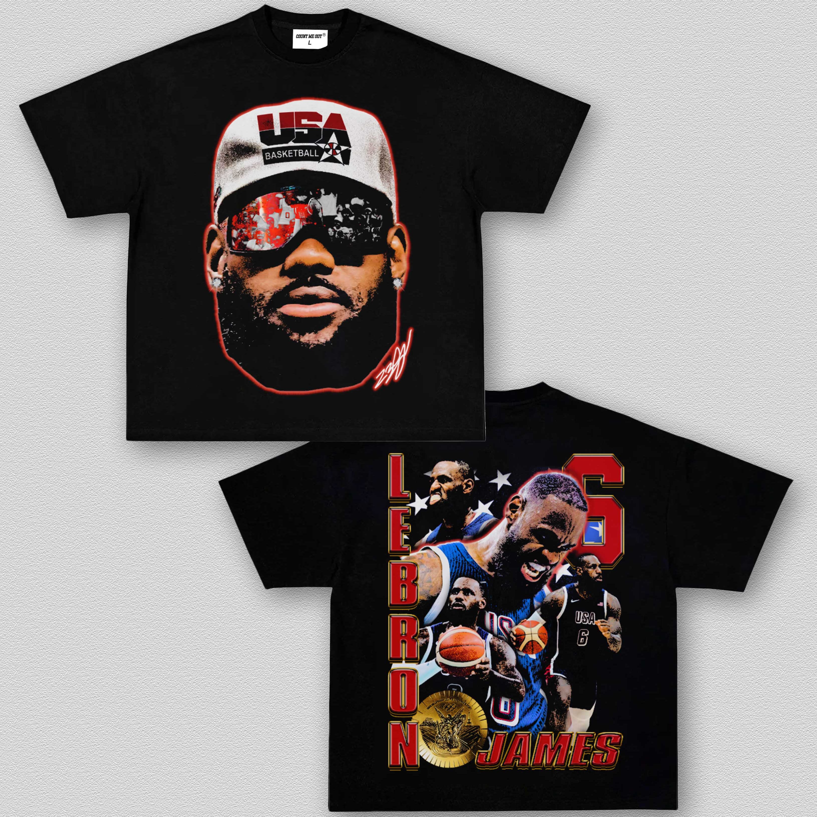 LEGOAT TEAM USA BIG FACE TEE