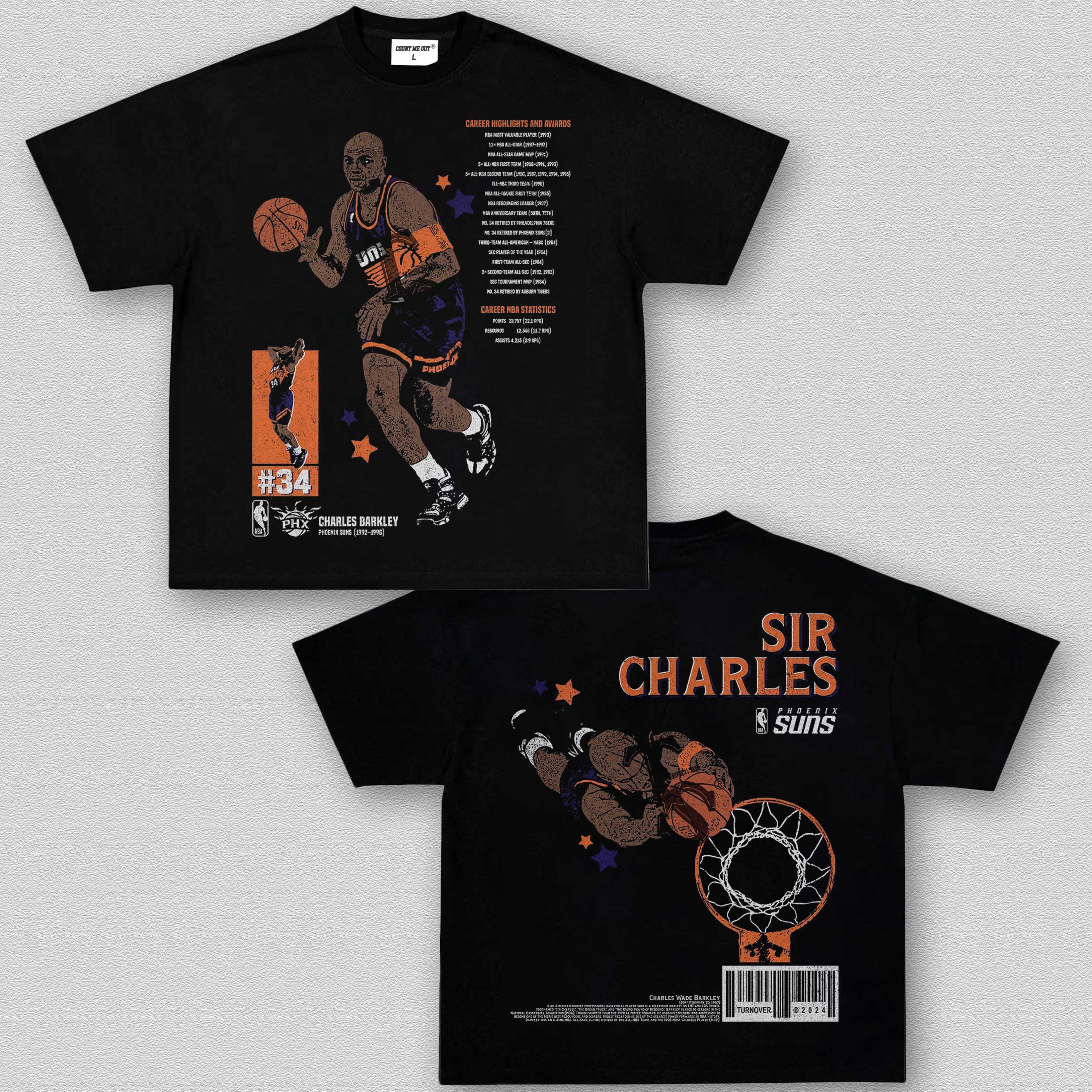 CHARLES BARKLEY TEE 12.4