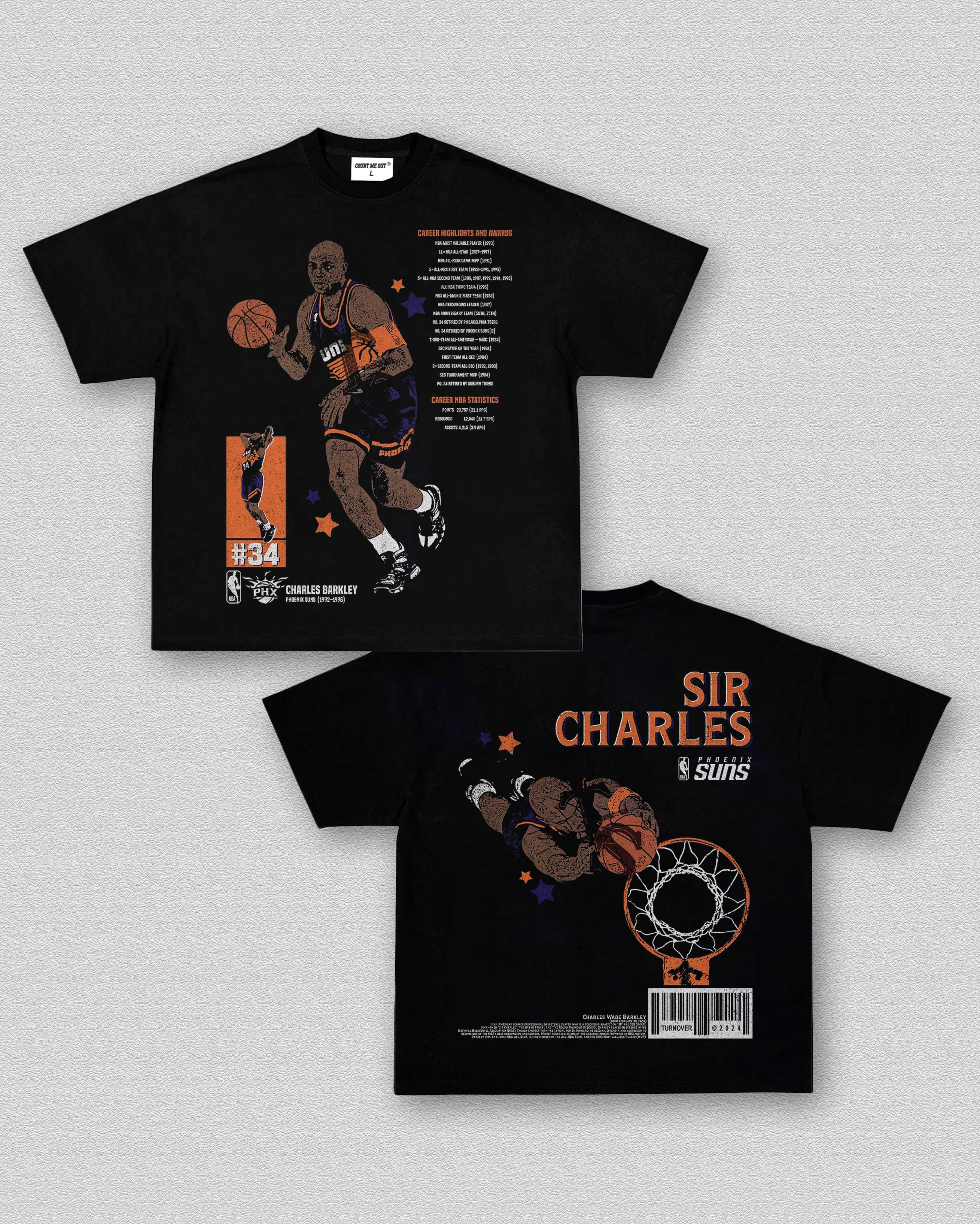 CHARLES BARKLEY TEE 12.4