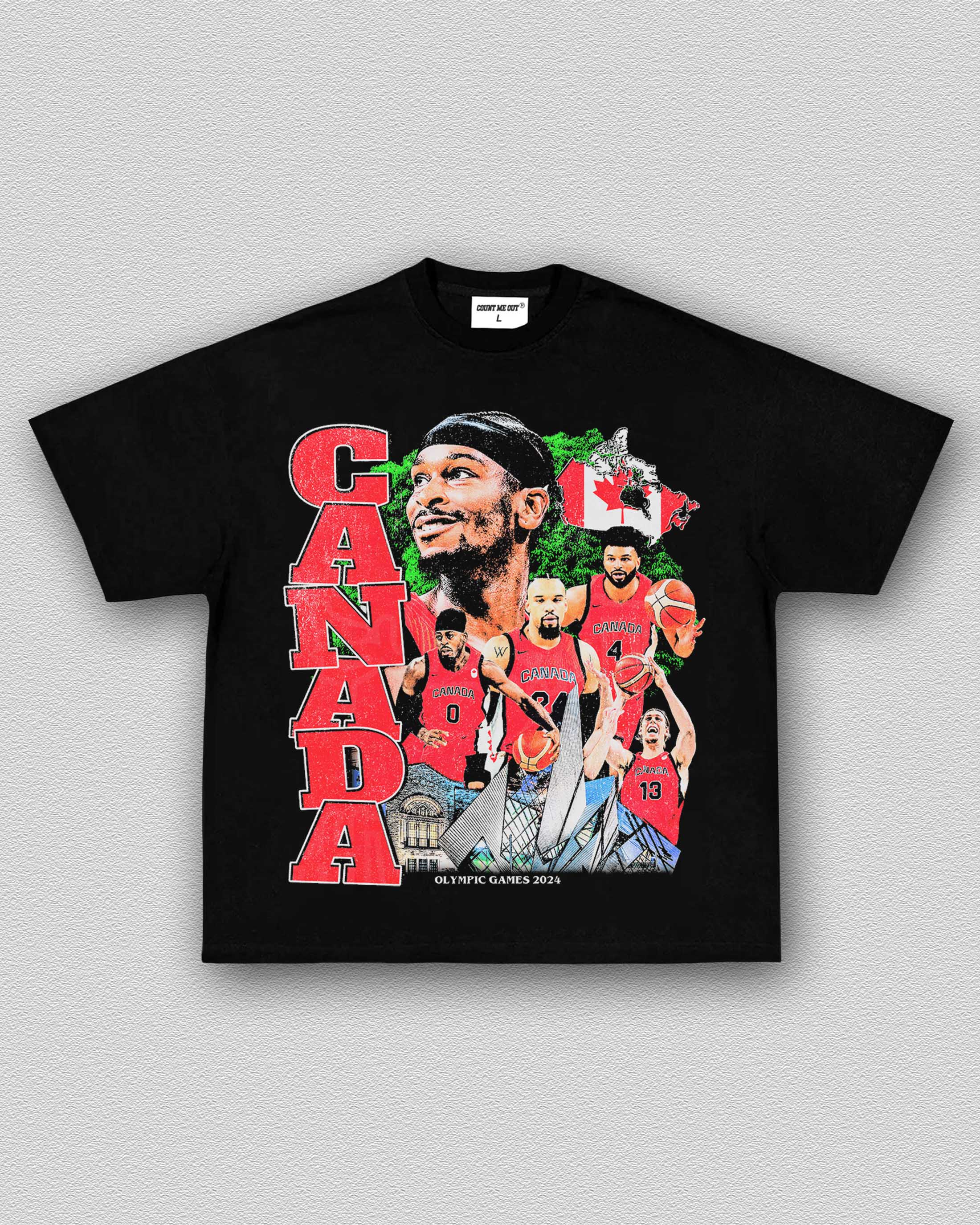 CANADA TEAM BASKETBALL 2024 TEE 10.15