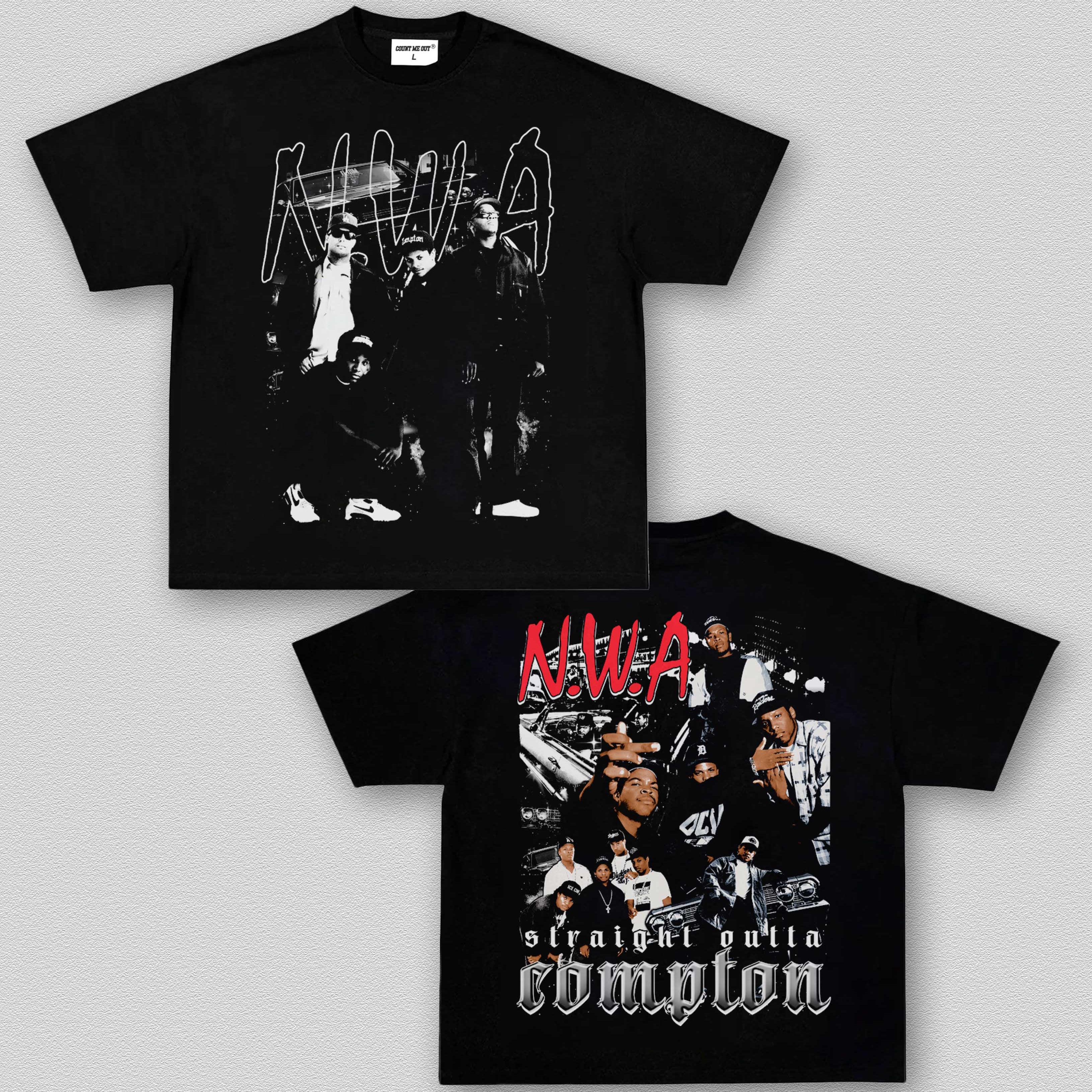 NWA STRAIGHT OUTTA COMPTON TEE 12.3