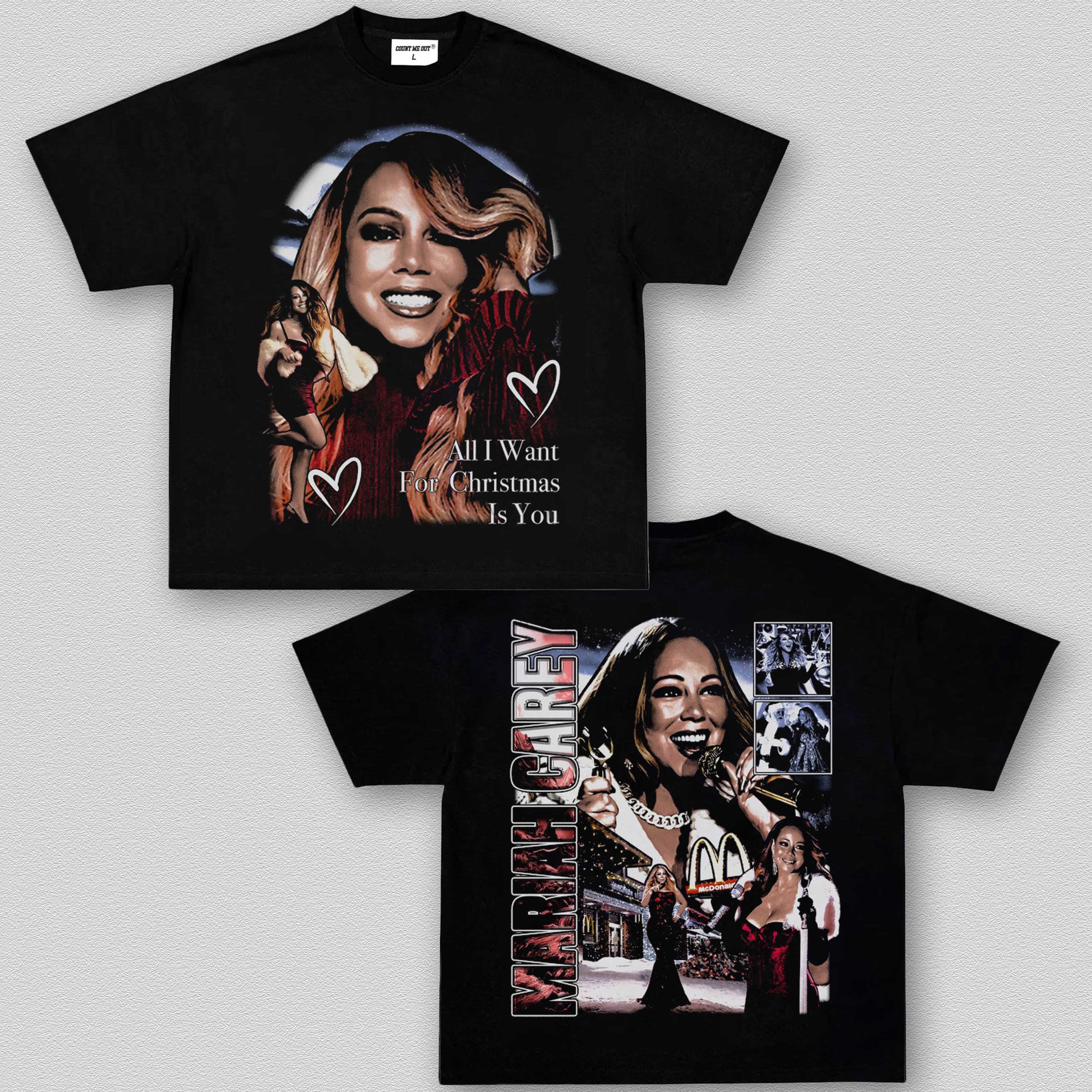 MARIAH CAREY - ALL I WANT FOR CHRISTMAS IS YOU TEE 12.4