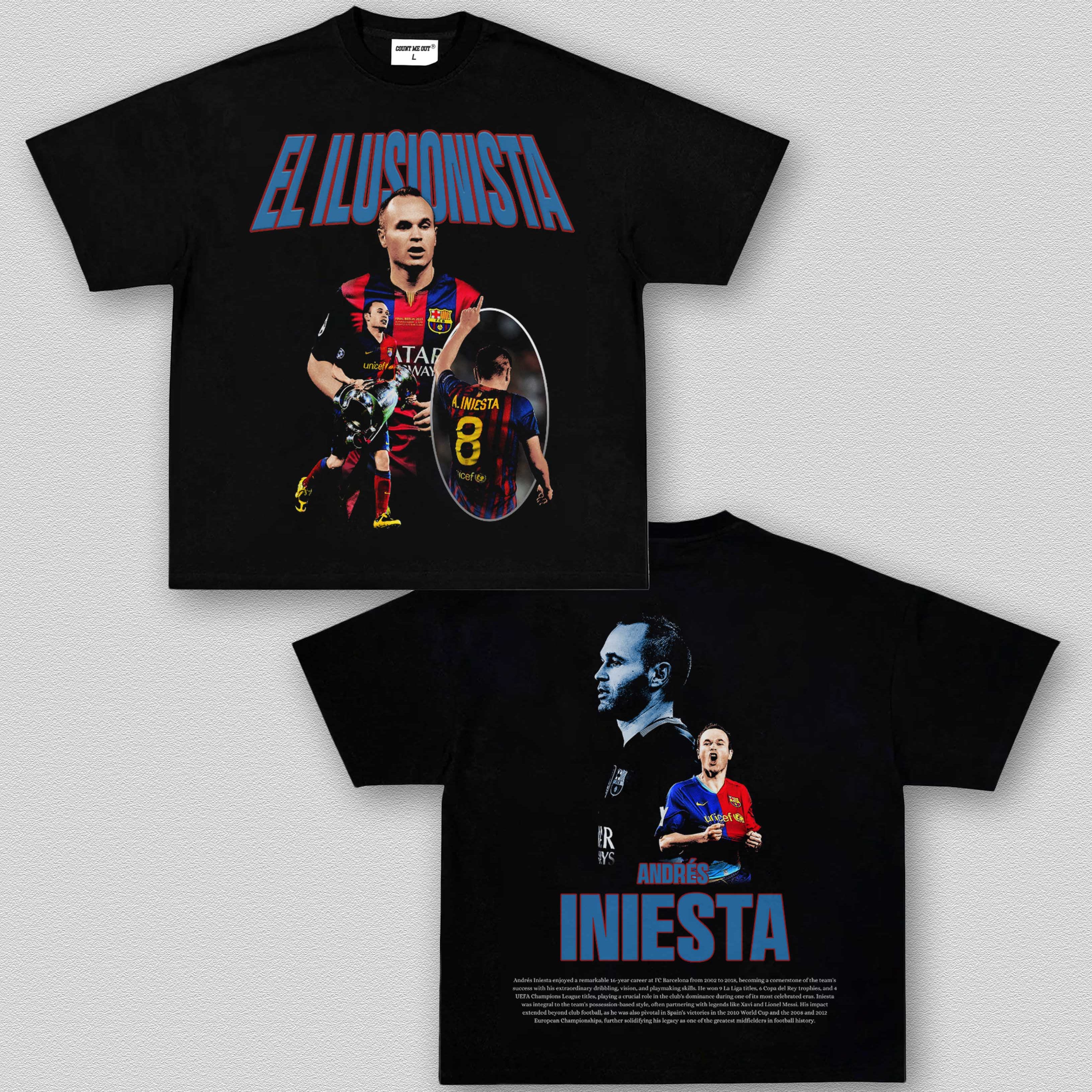 BARCELONA INIESTA TEE 12.4