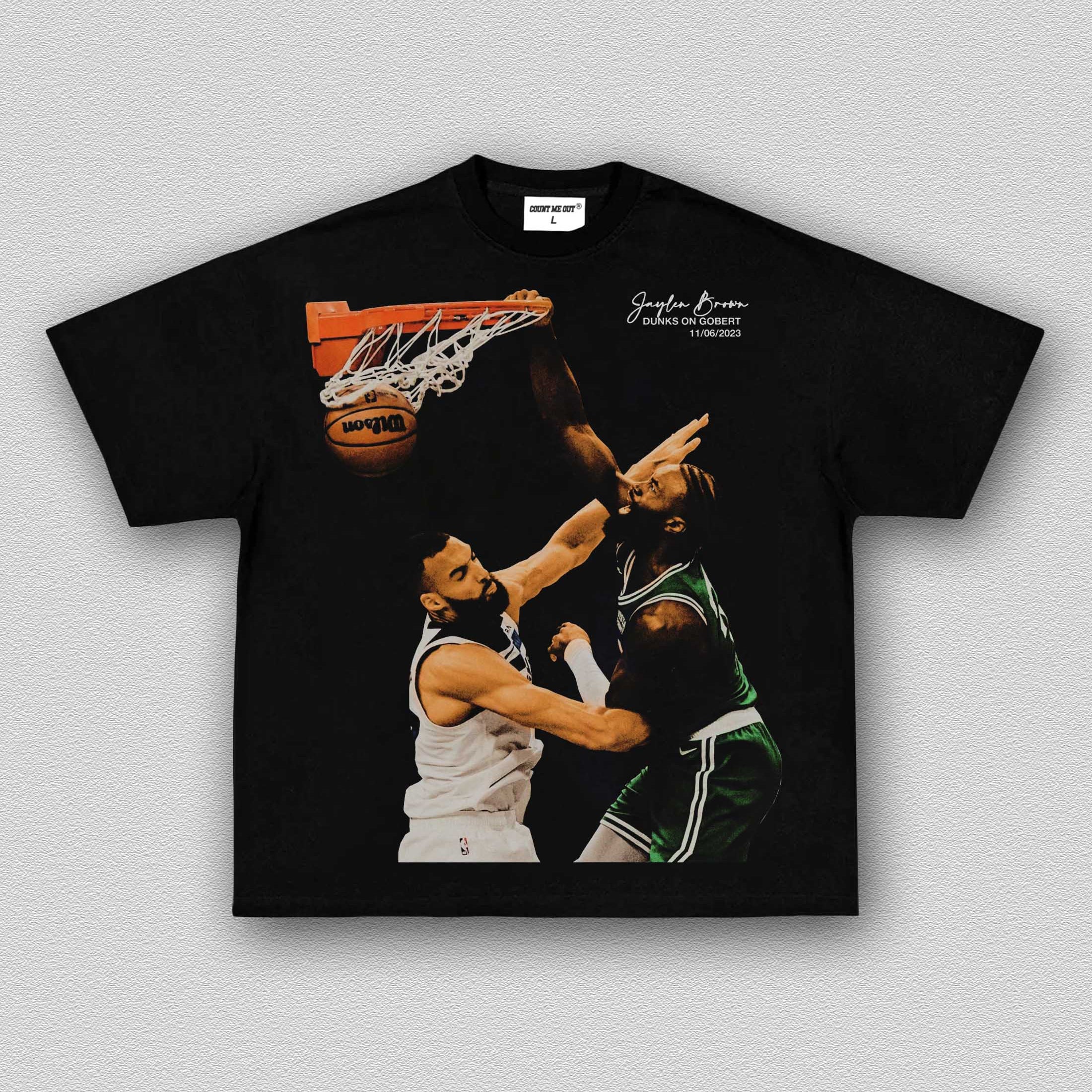 JAYLEN BROWN ON GOBERT TEE