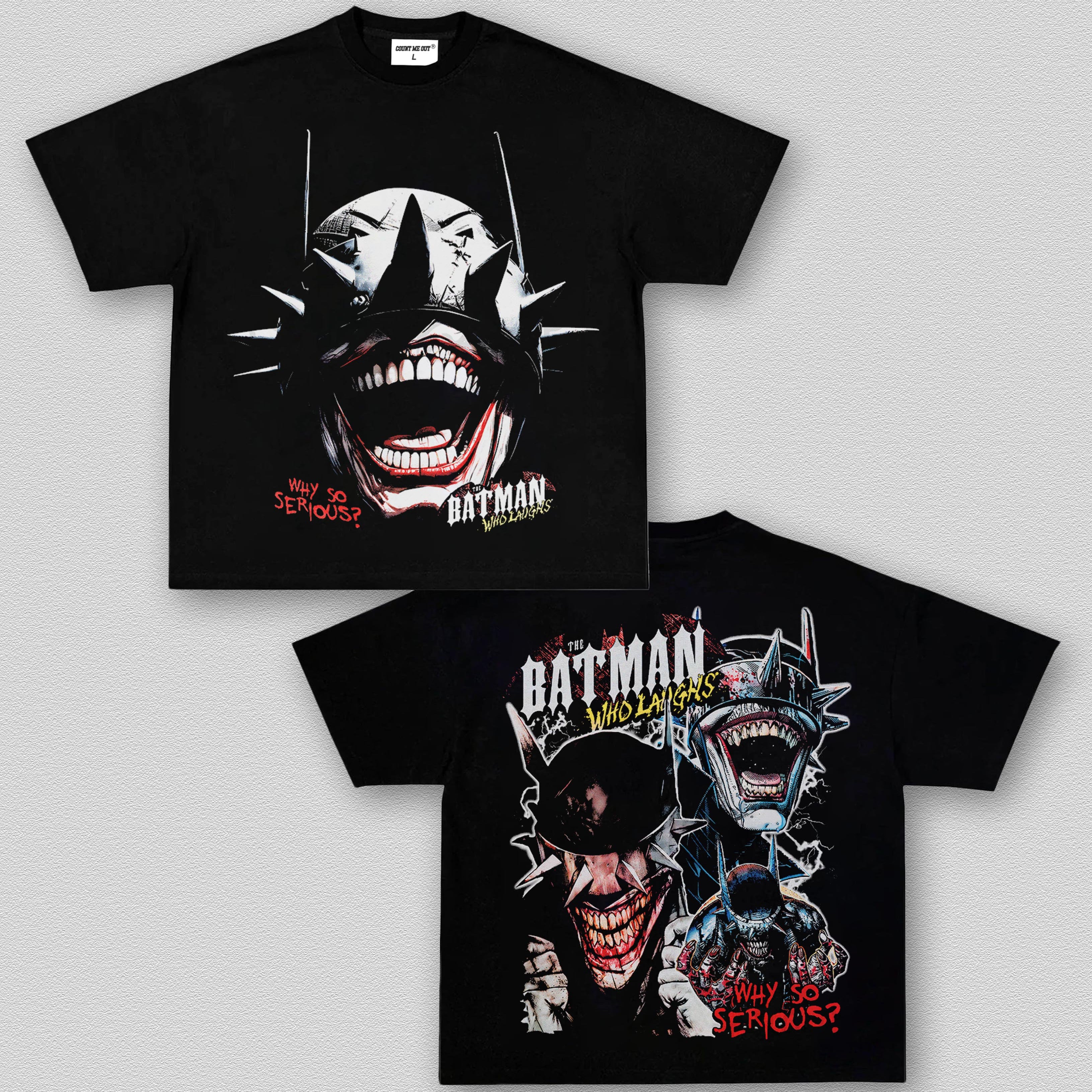 THE BATMAN WHO LAUGHS TEE 10.5