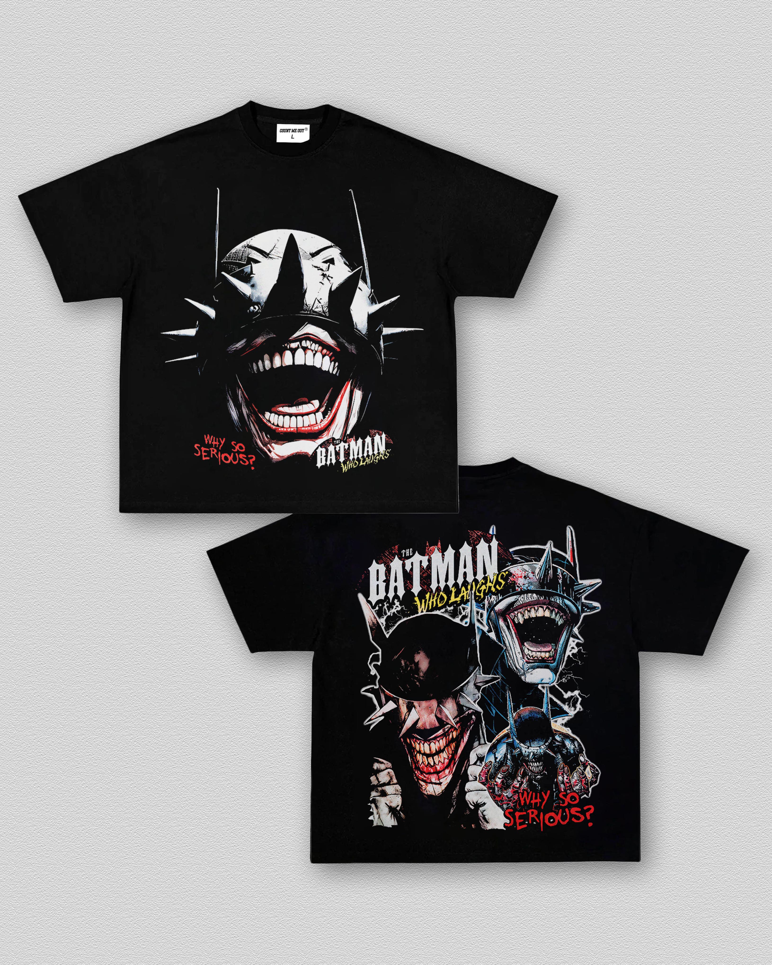 THE BATMAN WHO LAUGHS TEE 10.5