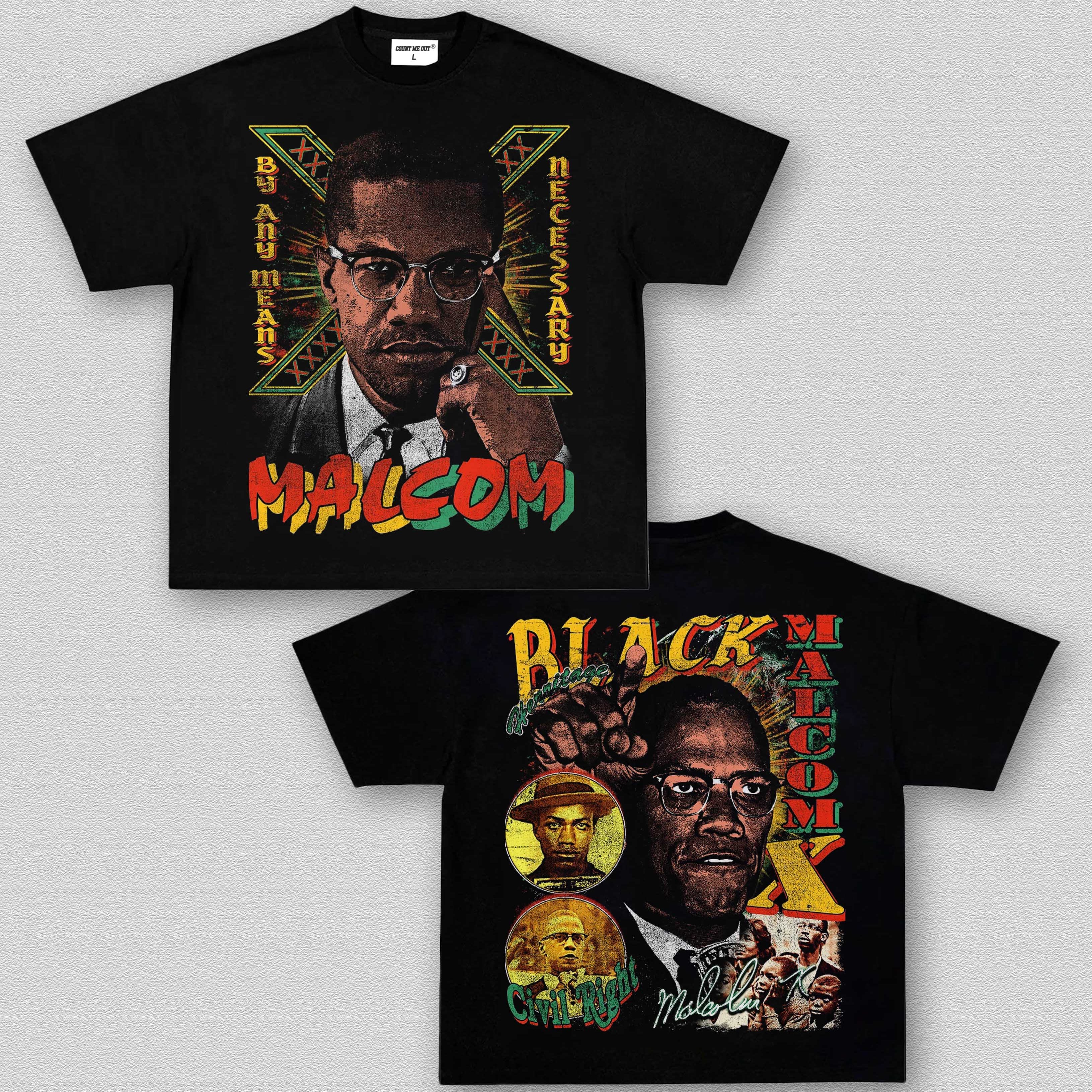 MALCOLM X TEE 11.25