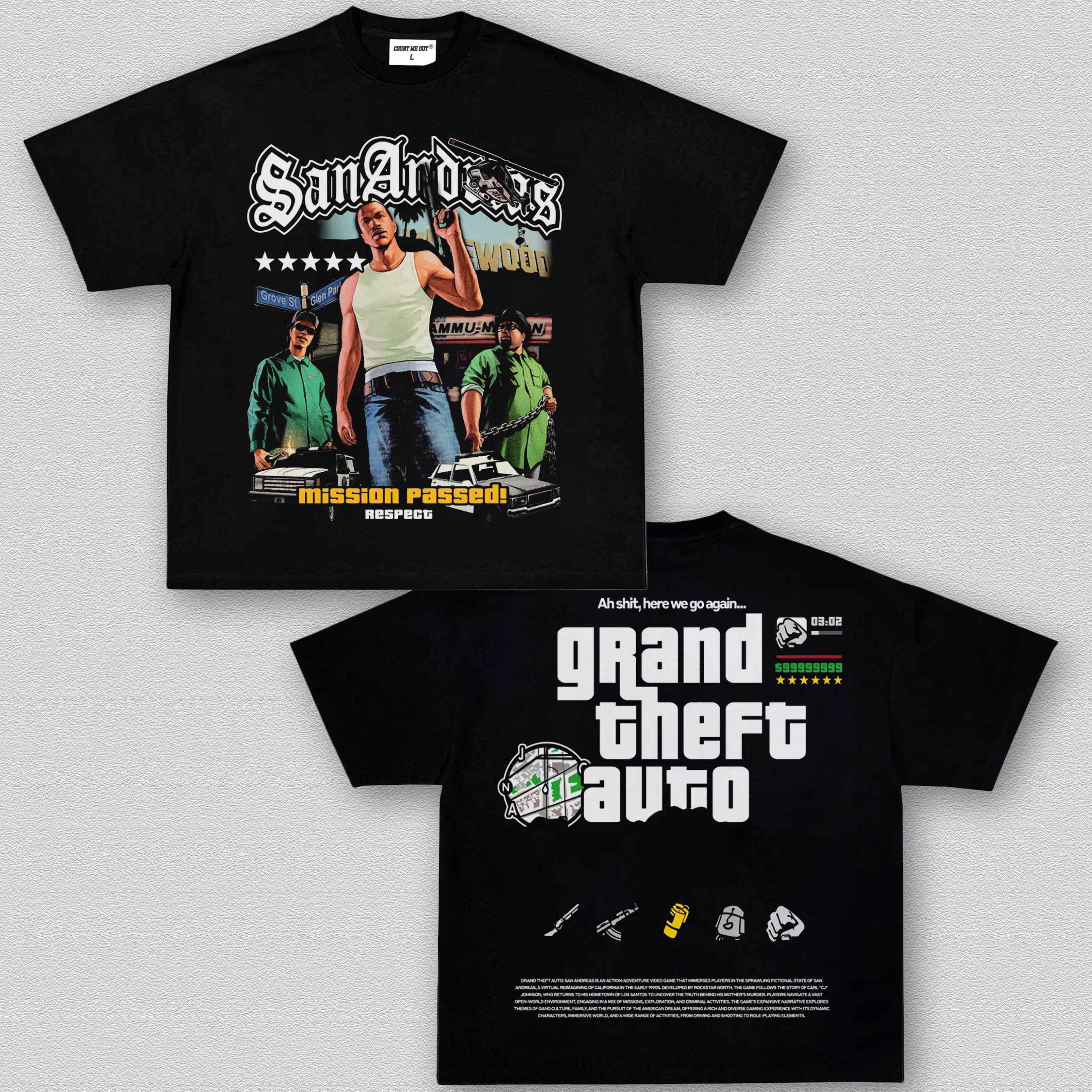 GTA SAN ANDREAS TEE